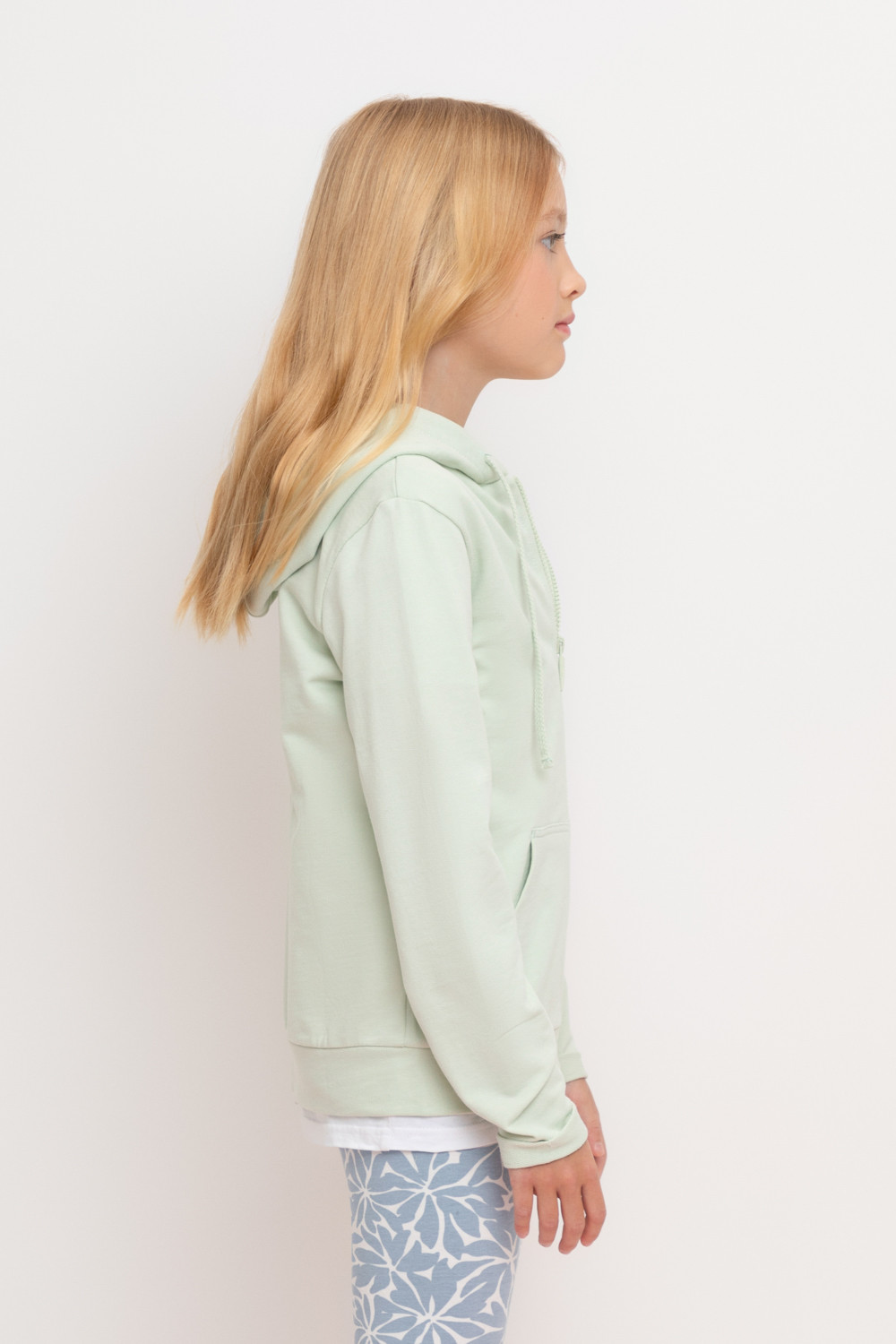 Жакет для девочки, артикул: К 301988, цвет: зеленый, фото 4