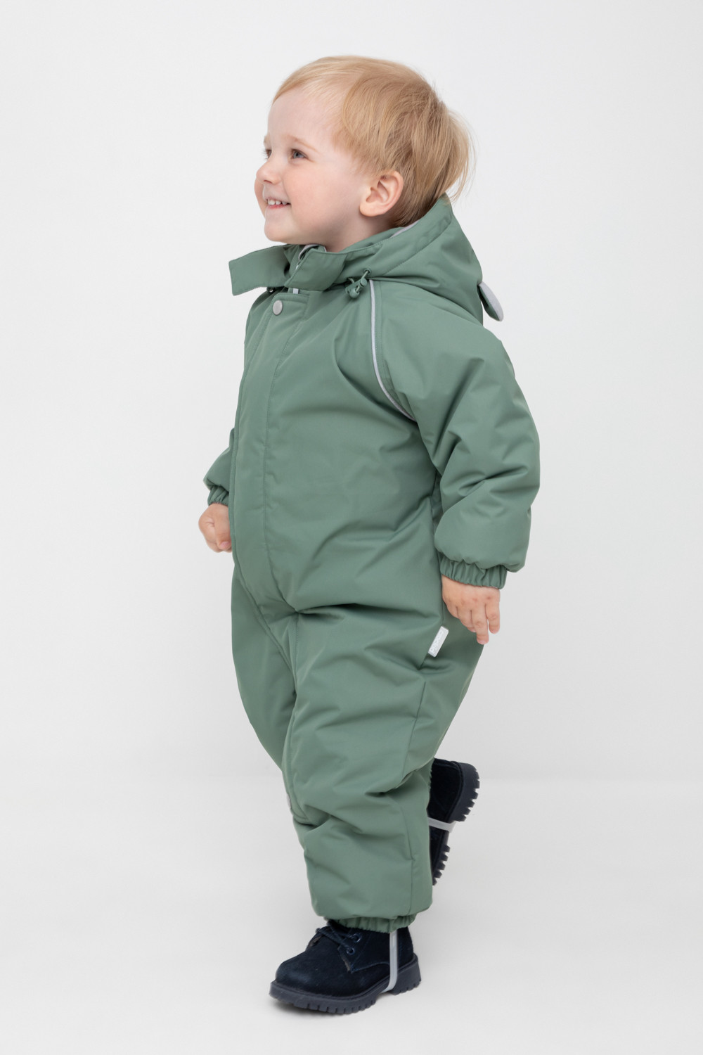 Комбинезоны утепленные для мальчика, артикул: ВК 60118/4 ГР, цвет: зеленый, фото 4