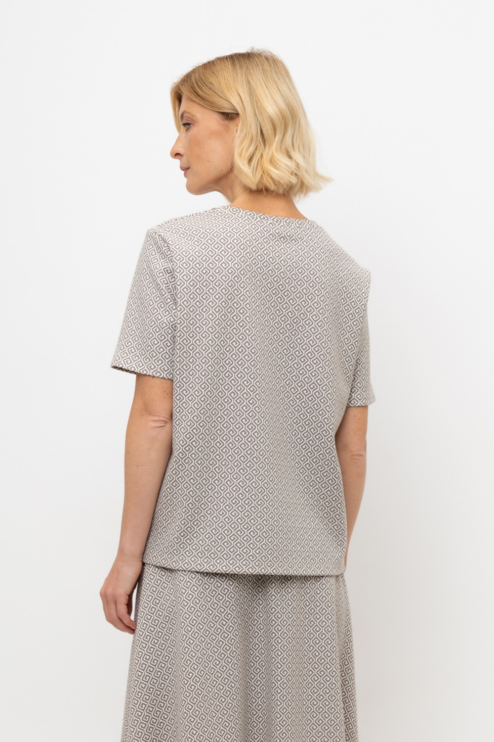 Футболки женские для мам, артикул: ЕВТ 3216, цвет: светло-серый5, фото 4