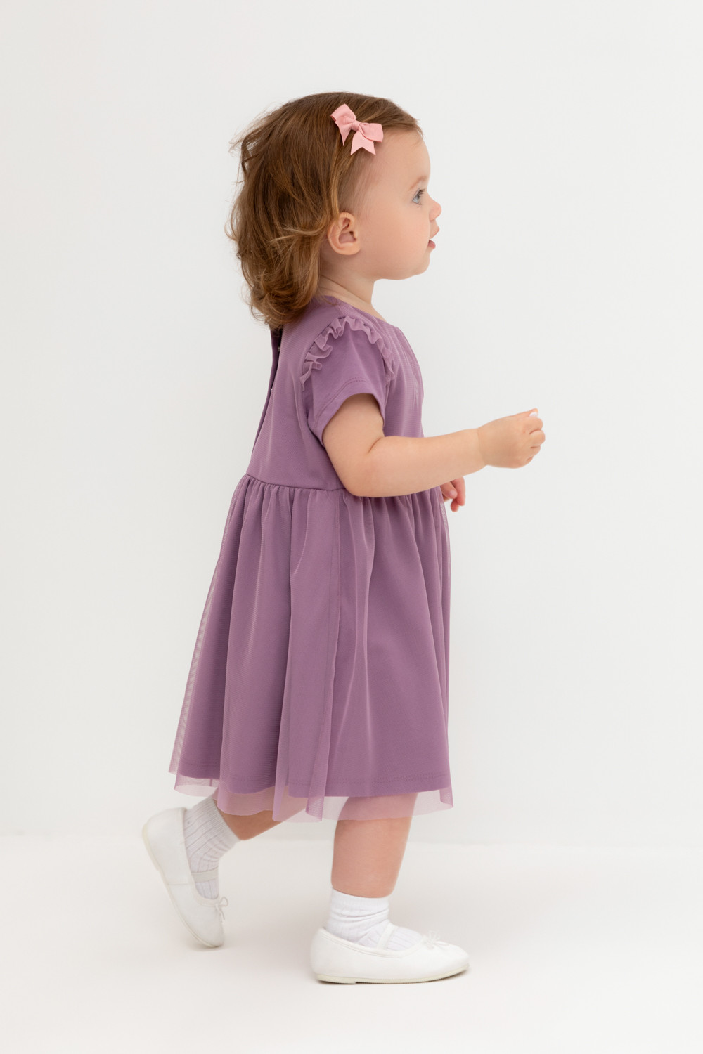 Платье для девочки, артикул: КР 5914, цвет: бордовый, фото 4