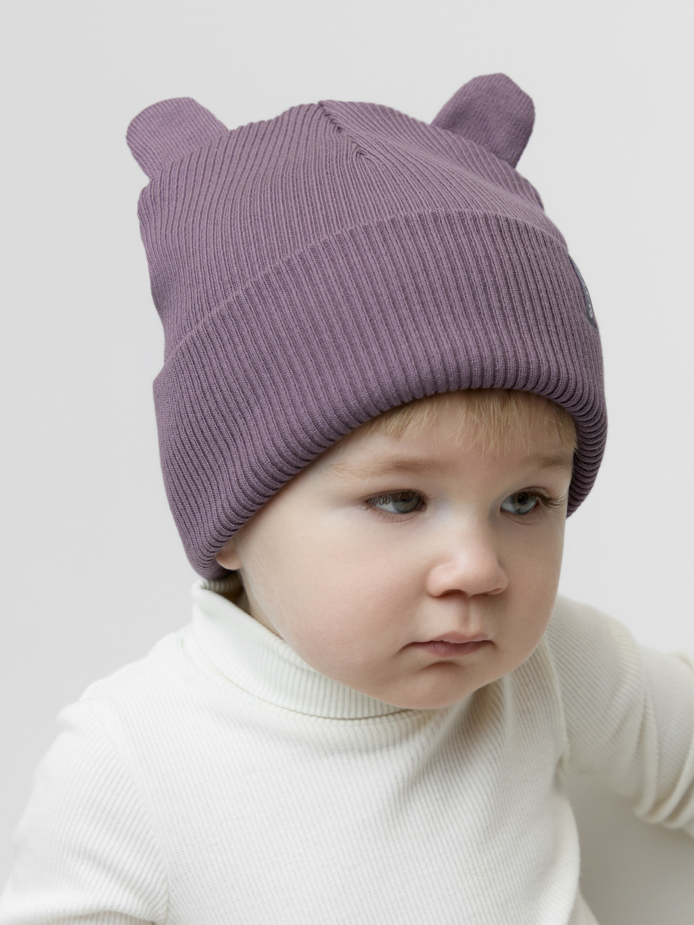 Шапка для девочки, артикул: КВ 20424, цвет: светло-розовый, фото 4