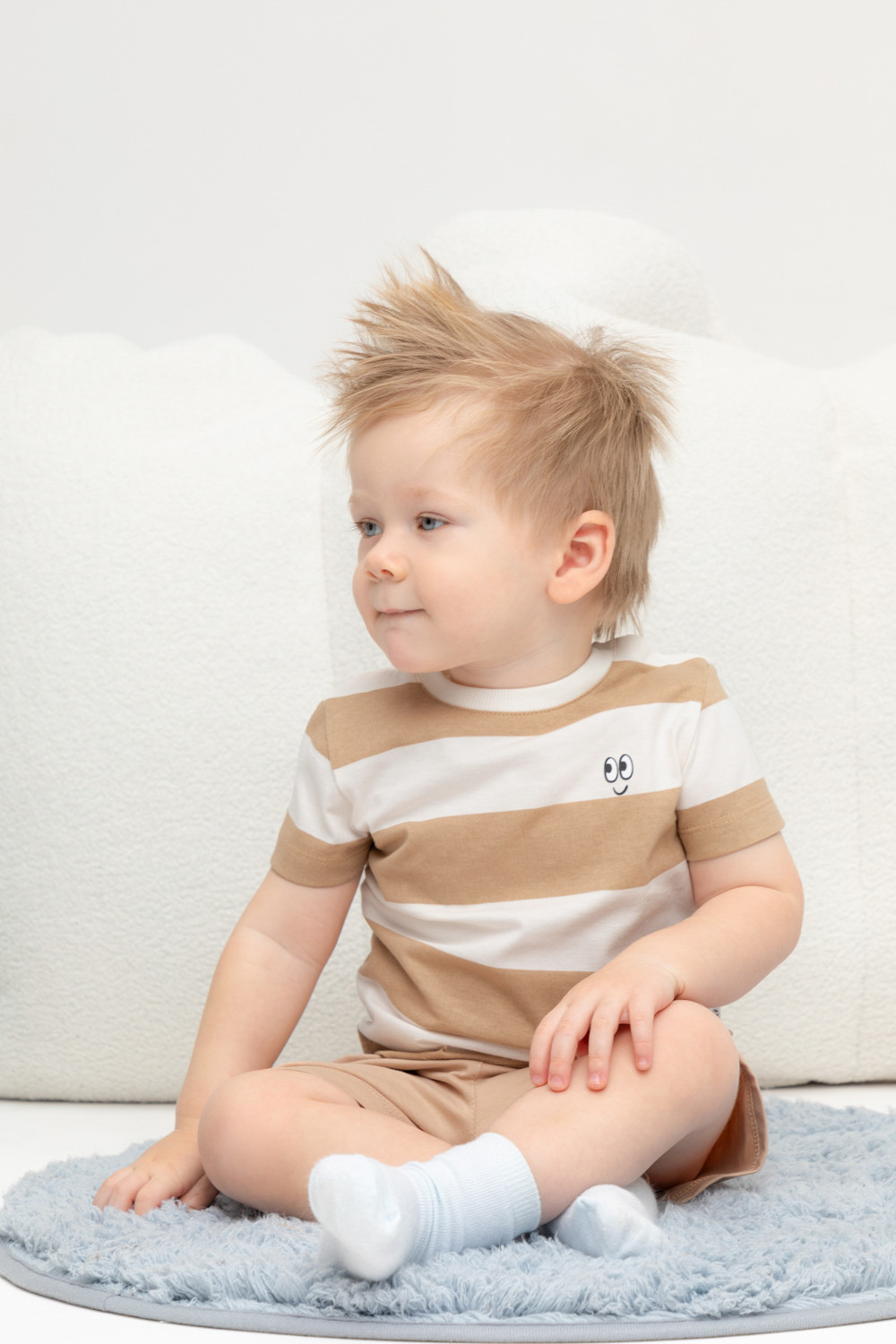 Шорты для мальчика, артикул: КР 400658, цвет: бежевый, фото 4