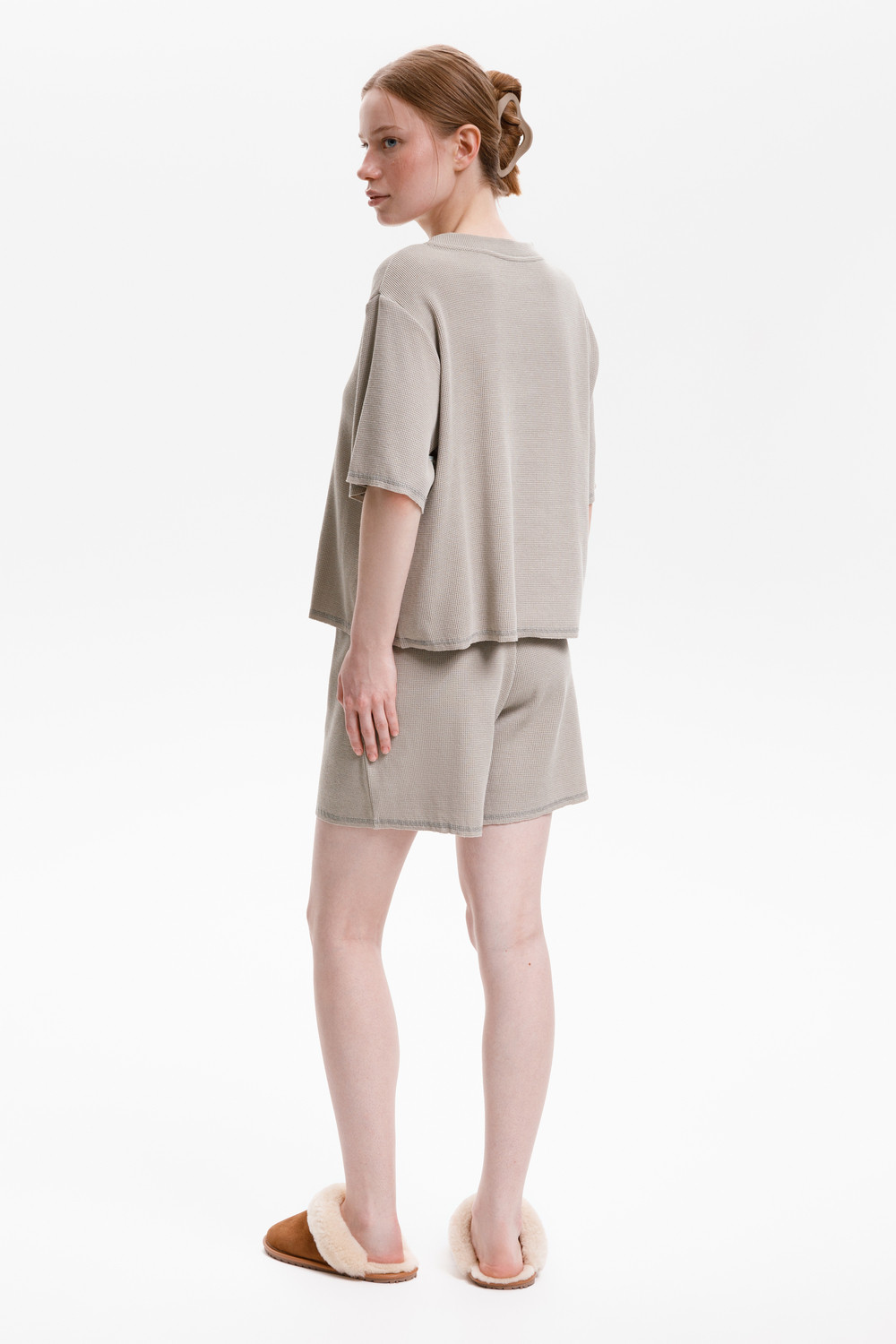 Комплекты для дома для мам, артикул: Е 20149, цвет: хаки, фото 4