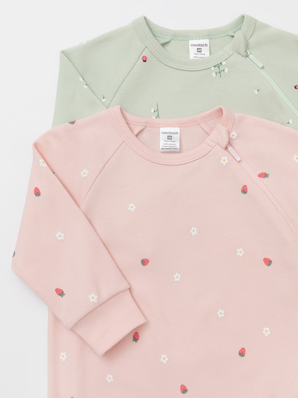 Комбинезон для новорожденных, артикул: К 6444-2уп, цвет: зеленый, фото 4