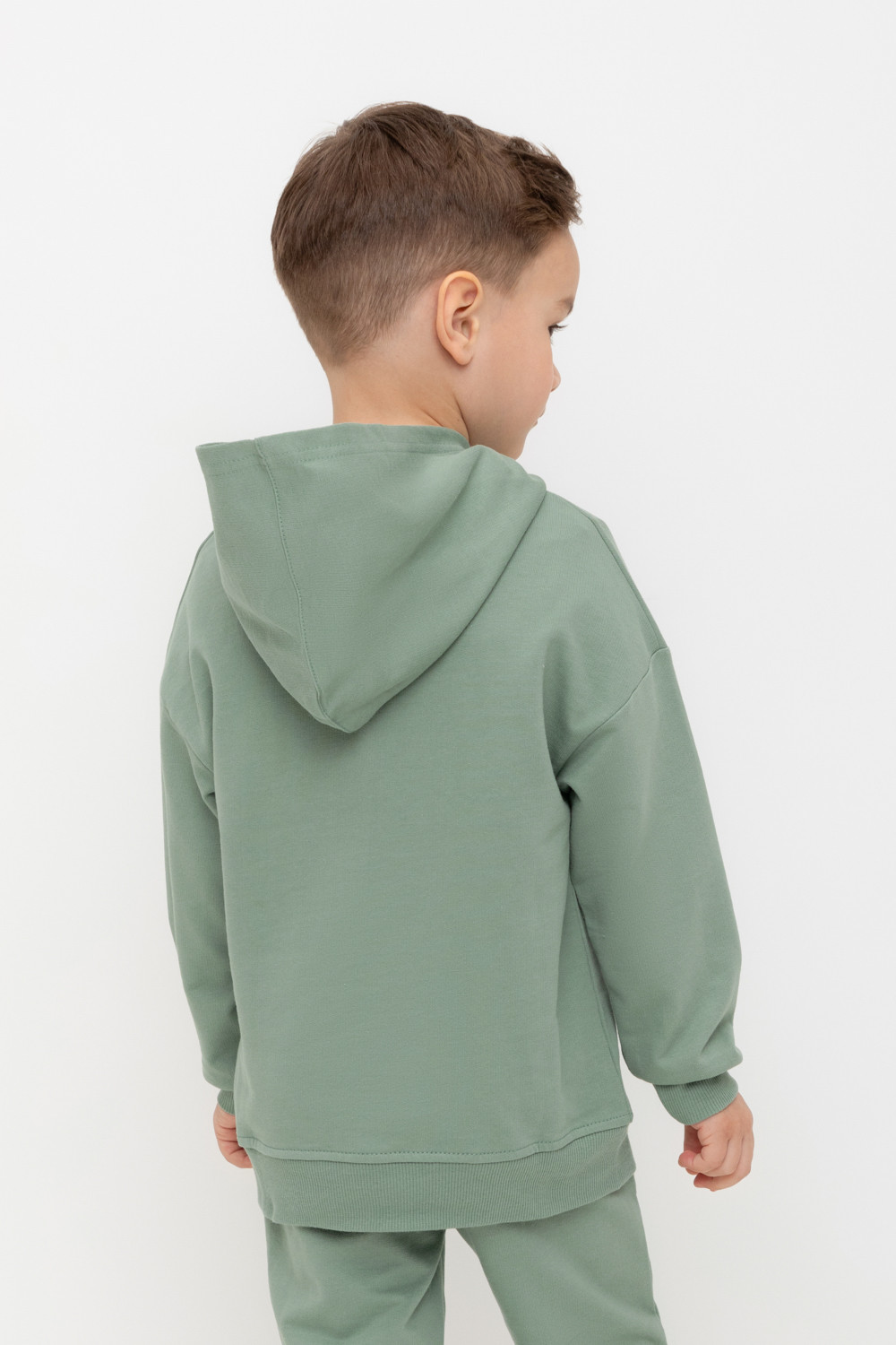 Толстовки для мальчика, артикул: К 302480, цвет: зеленый, фото 4