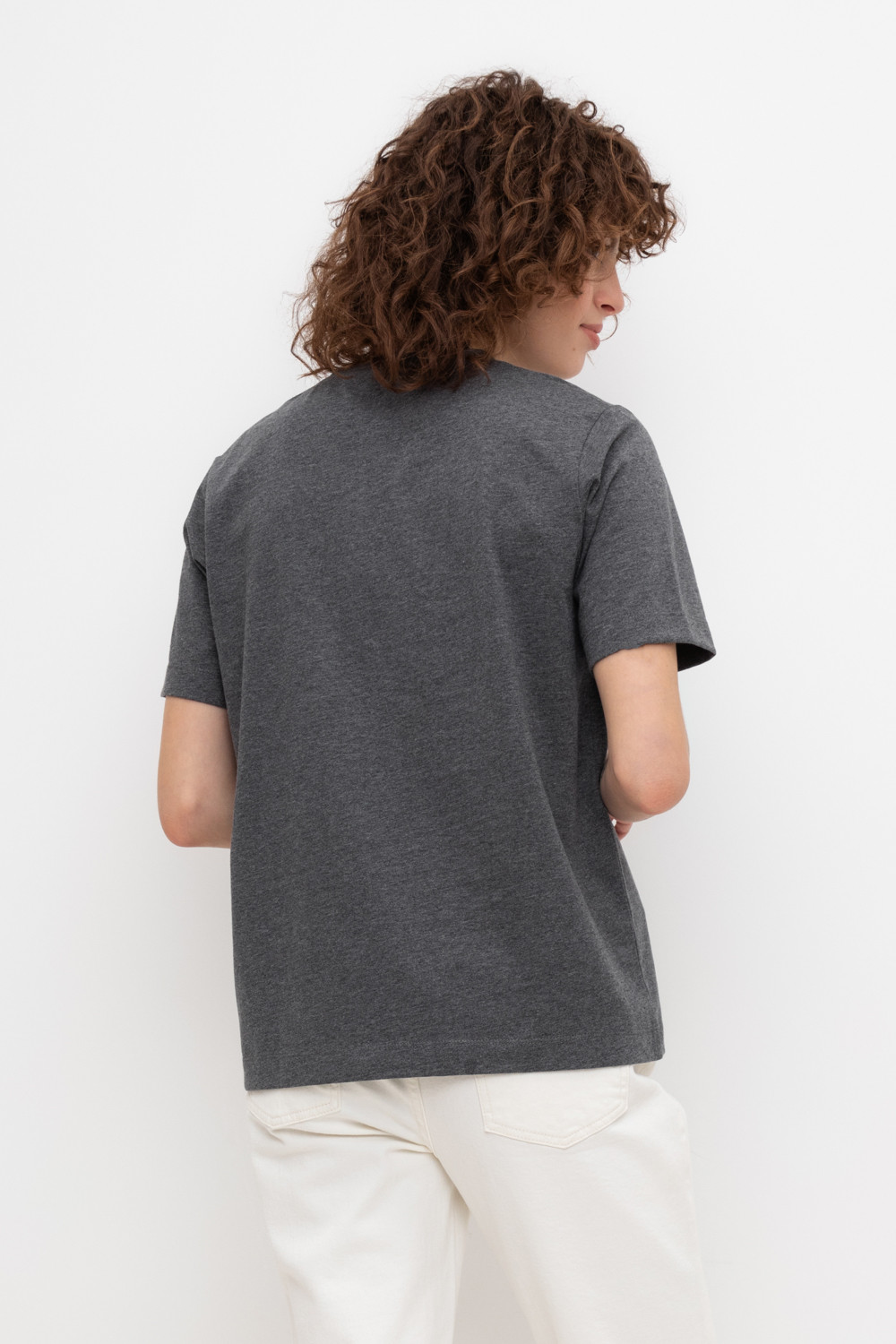 Футболки женские для мам, артикул: ЕВТ 3260, цвет: темно-серый, фото 4