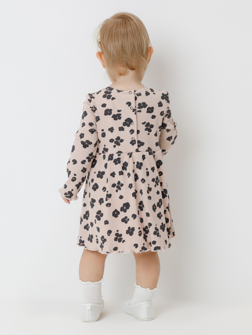 Платье для девочки, артикул: КР 5950, цвет: бежевый, фото 4