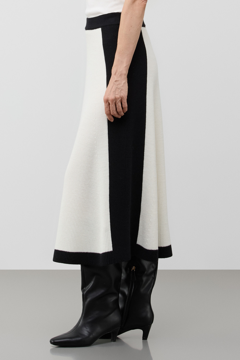 Юбки женские для мам, артикул: ЕВ 742/ш, цвет: сливки2, фото 4