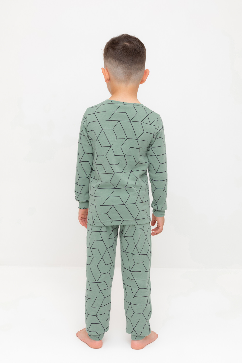 Пижама для мальчика, артикул: К 1552, цвет: хаки, фото 4