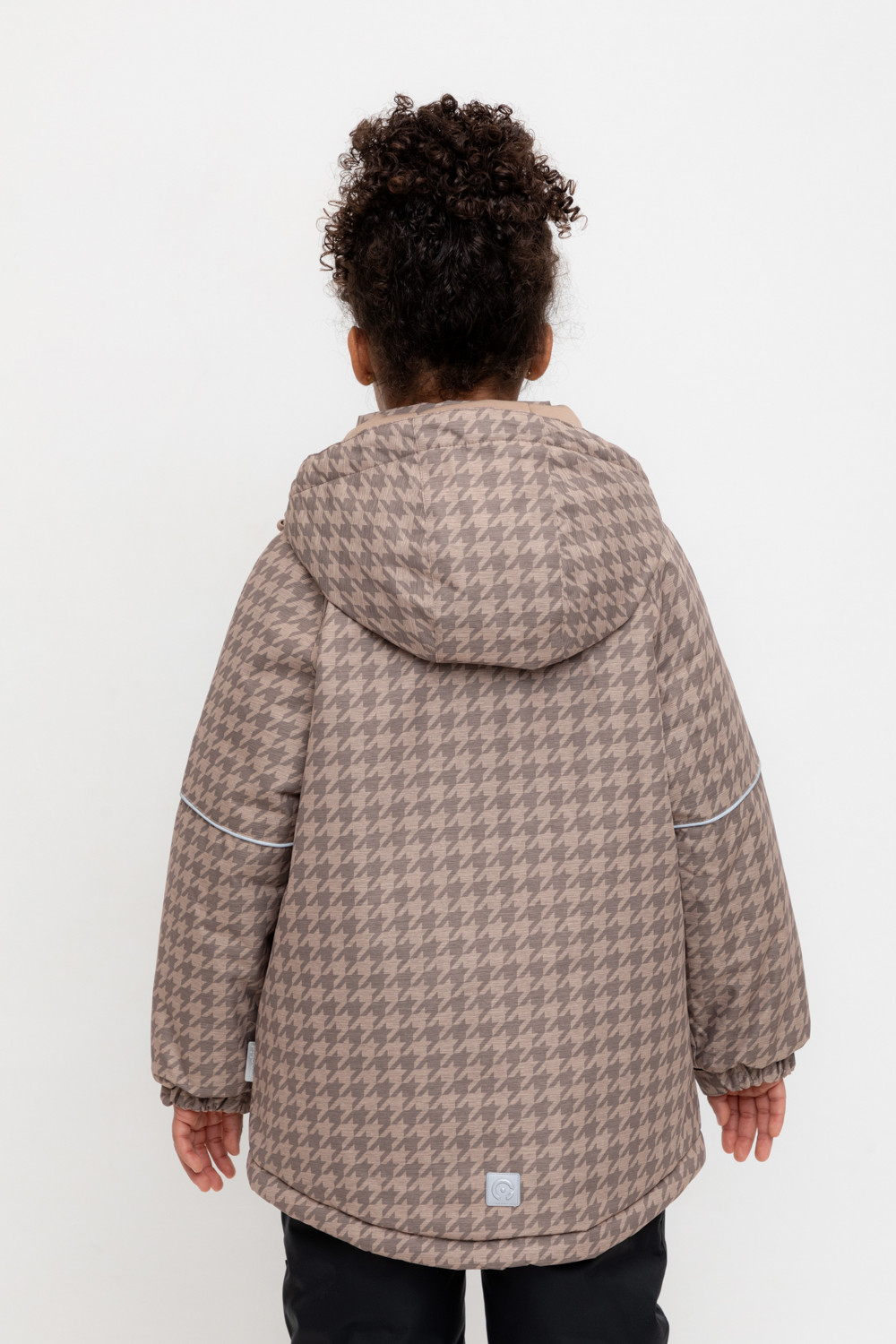 Куртка для девочки, артикул: ВК 38113/н/1 ГР, цвет: бежевый, фото 4