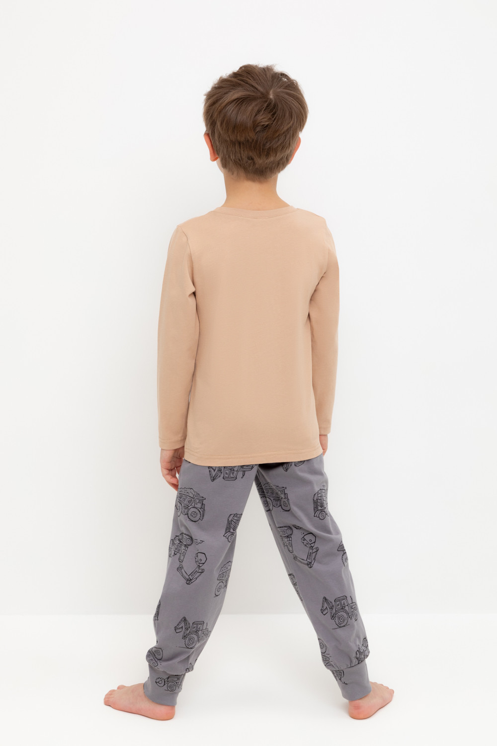 Пижама для мальчика, артикул: К 1606, цвет: бежевый, фото 4