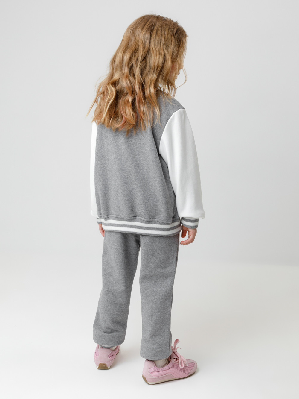 Брюки для девочки, артикул: КР 400782, цвет: серый, фото 4