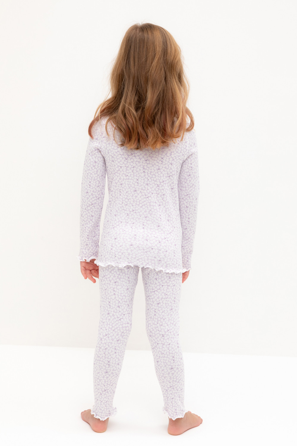 Пижама для девочки, артикул: К 1618, цвет: фиолетовый, фото 4