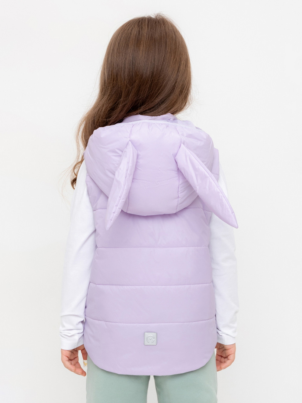 Жилет для девочки, артикул: ВК 35010/5 ГР, цвет: фиолетовый, фото 4