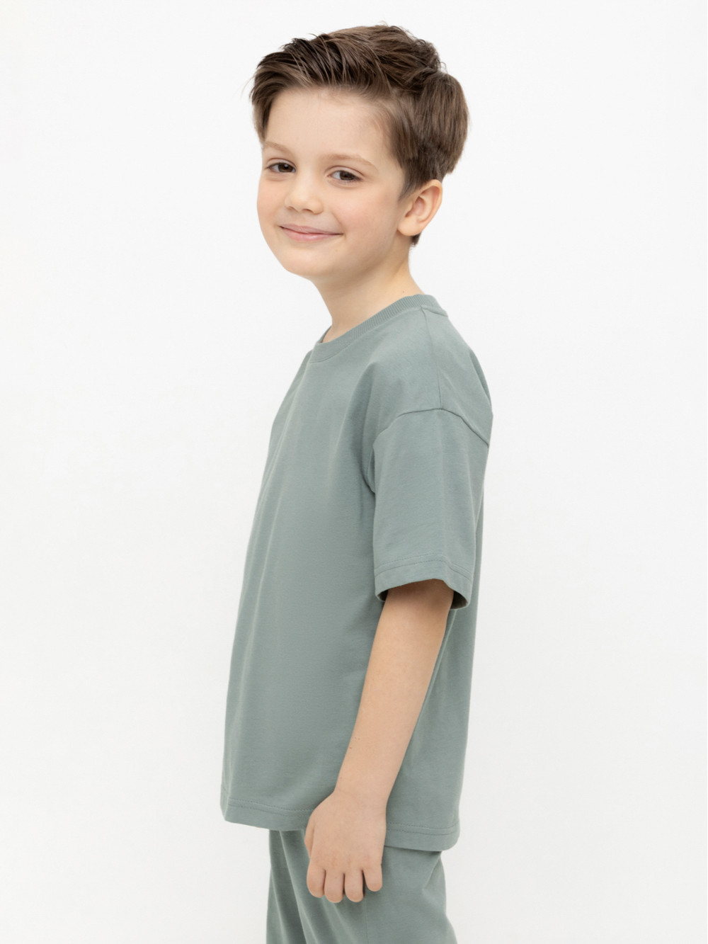 Футболка для мальчика, артикул: КР 302401, цвет: зеленый, фото 4