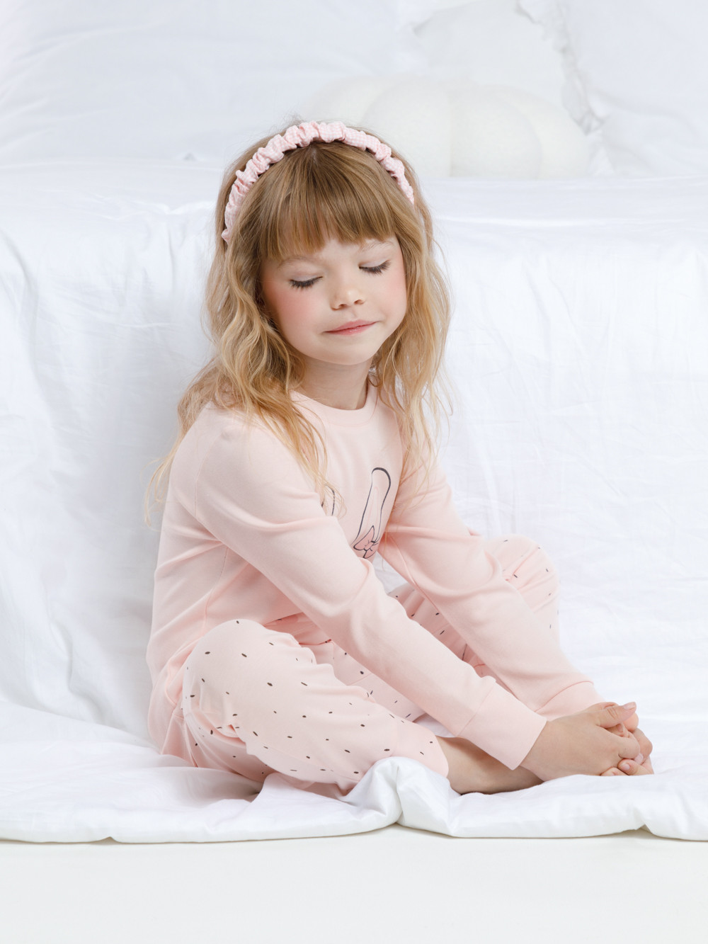 Пижама для девочки, артикул: К 1541/24, цвет: розовый, фото 3