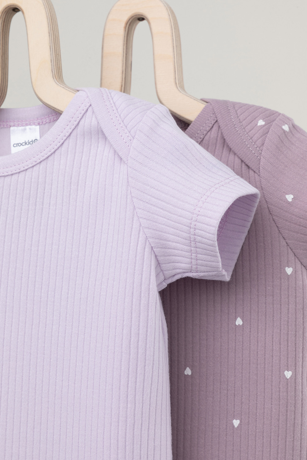 Боди для новорожденных, артикул: К 6525-2уп, цвет: фиолетовый, фото 4