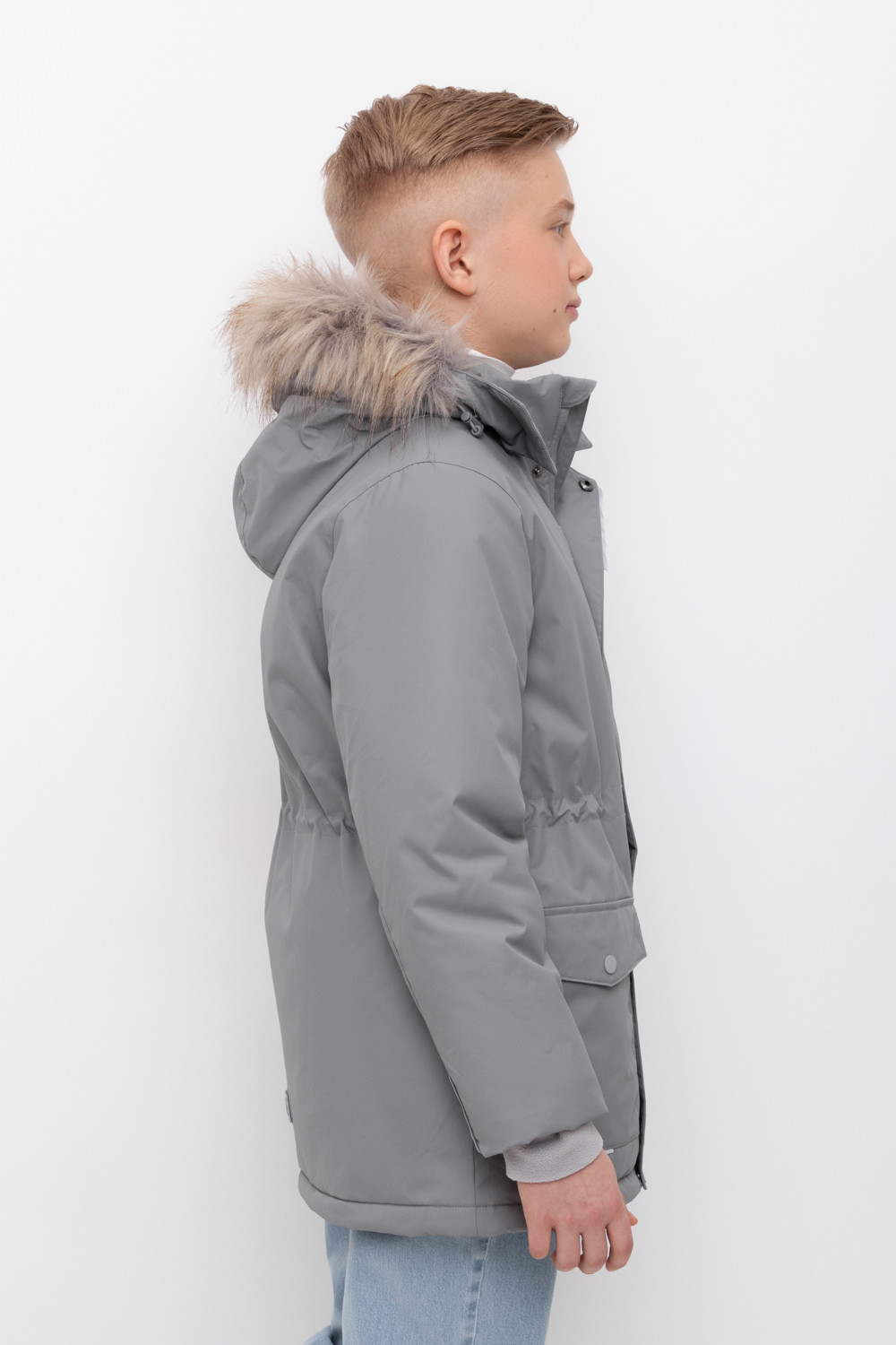 Куртки для мальчика, артикул: ВК 36103/3 ГР (122-158), цвет: серый, фото 4