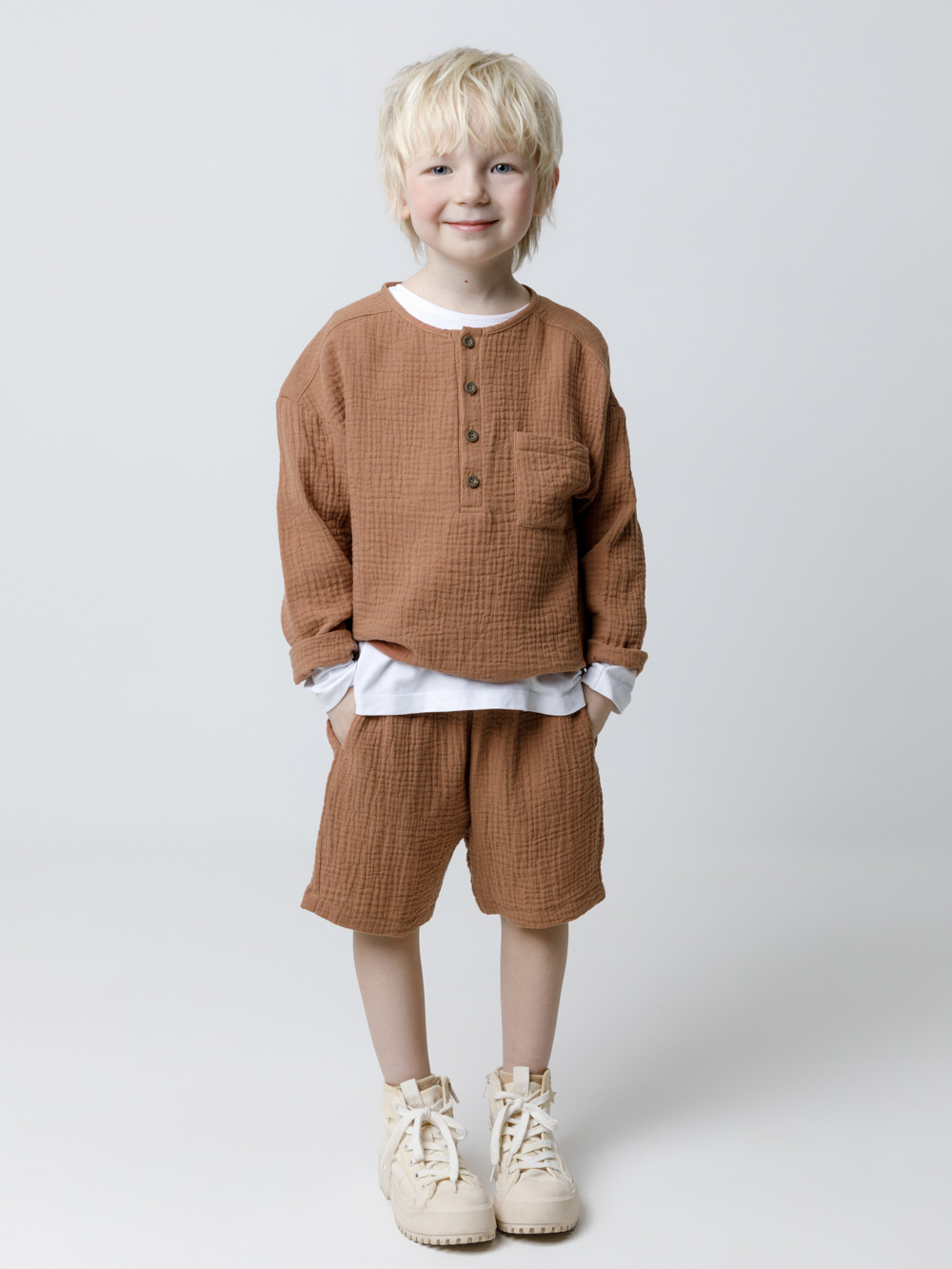 Шорты, артикул: ТК 40044, цвет: коричневый, фото 4