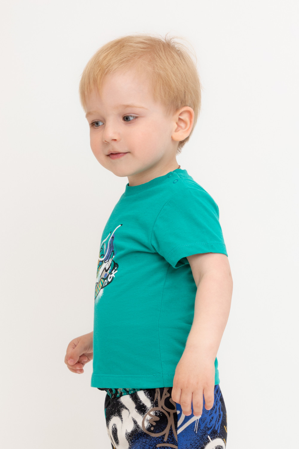 Футболка для мальчика, артикул: КР 302651, цвет: зеленый, фото 4