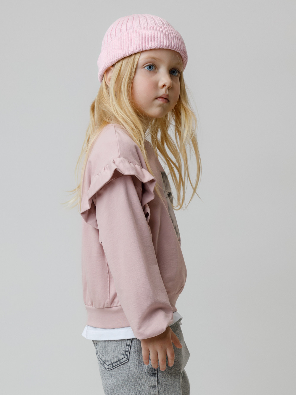 Свитшоты для девочки, артикул: КР 302830, цвет: розовый, фото 4