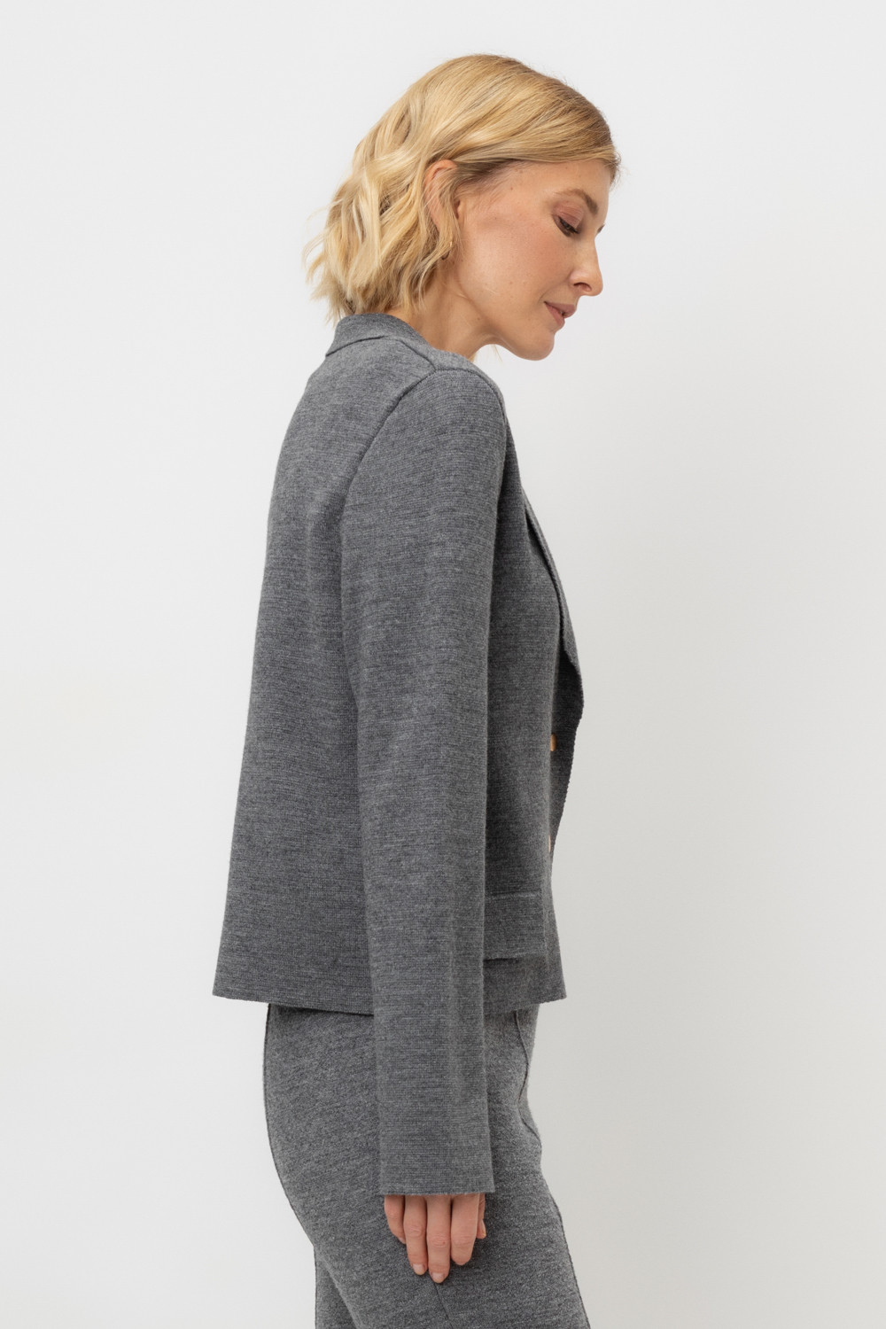 Жакеты, куртки женские для мам, артикул: ЕВ 30164/ш, цвет: темно-серый, фото 4