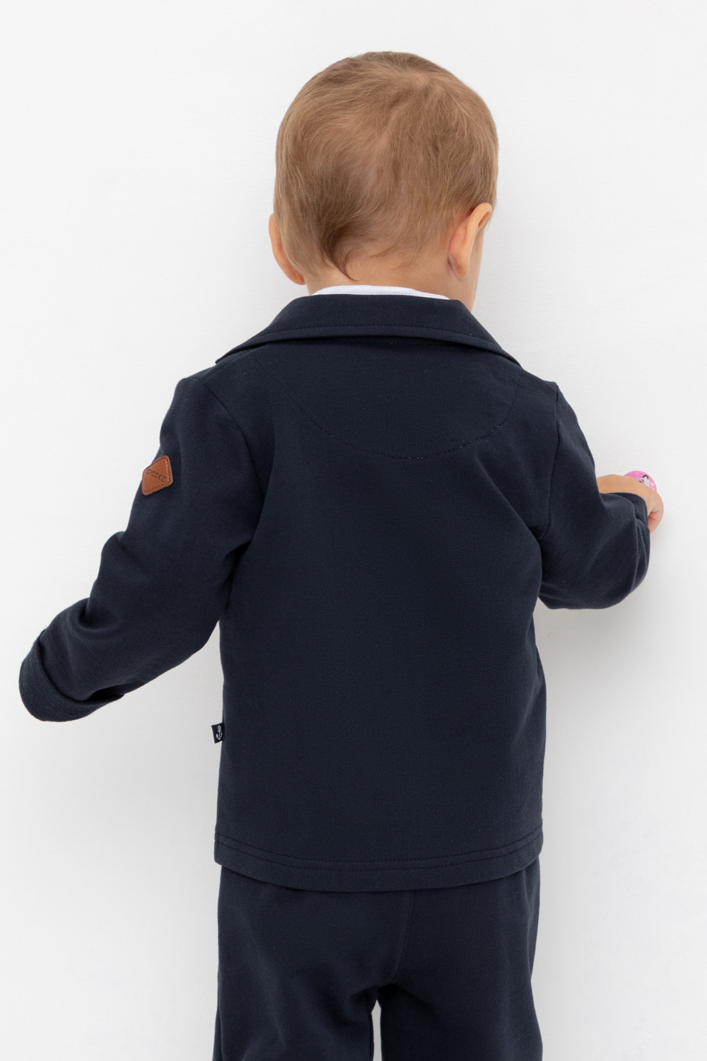 Жакет для мальчика, артикул: КР 302021, цвет: темно-синий, фото 4