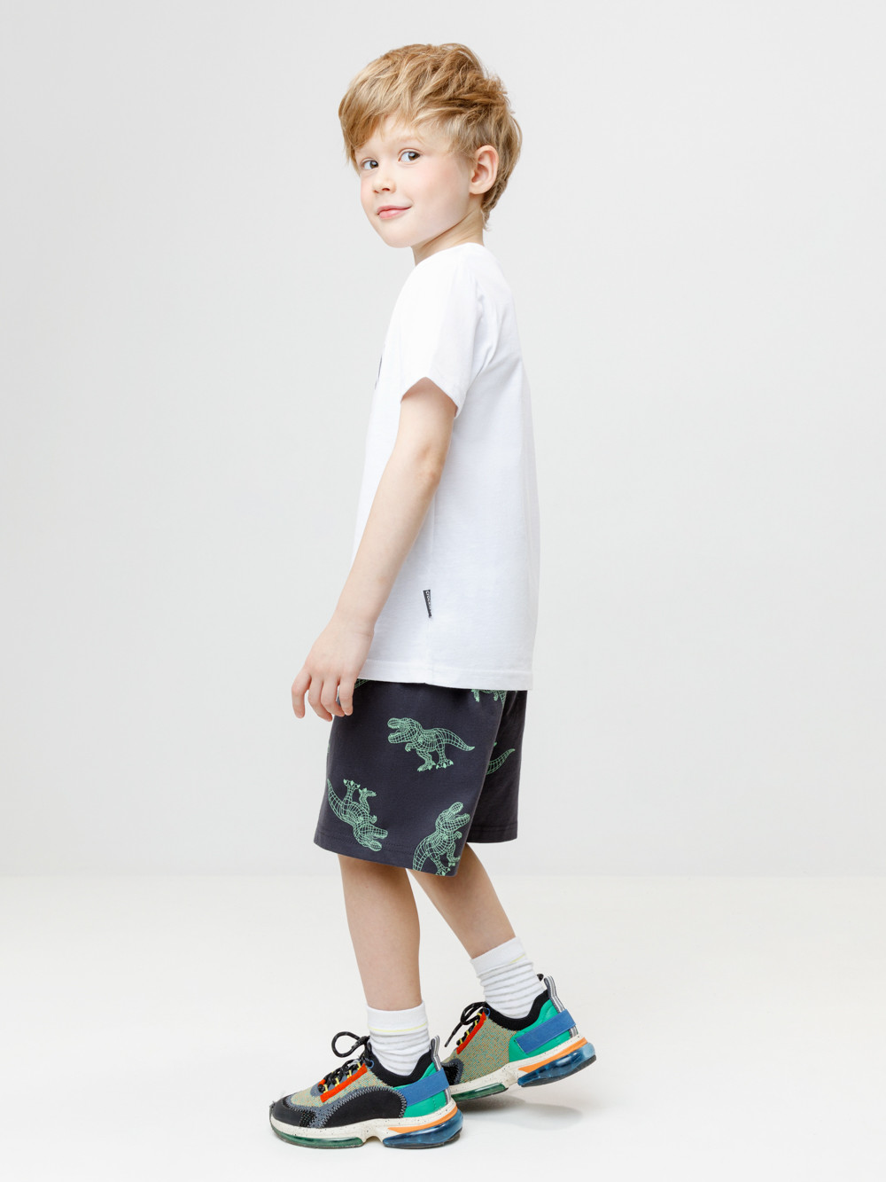 Футболка для мальчика, артикул: КР 303006, цвет: белый, фото 4