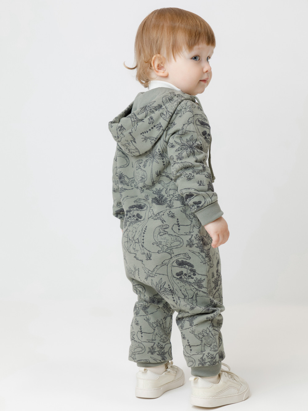 Комбинезон для мальчика, артикул: КР 6530, цвет: хаки, фото 4