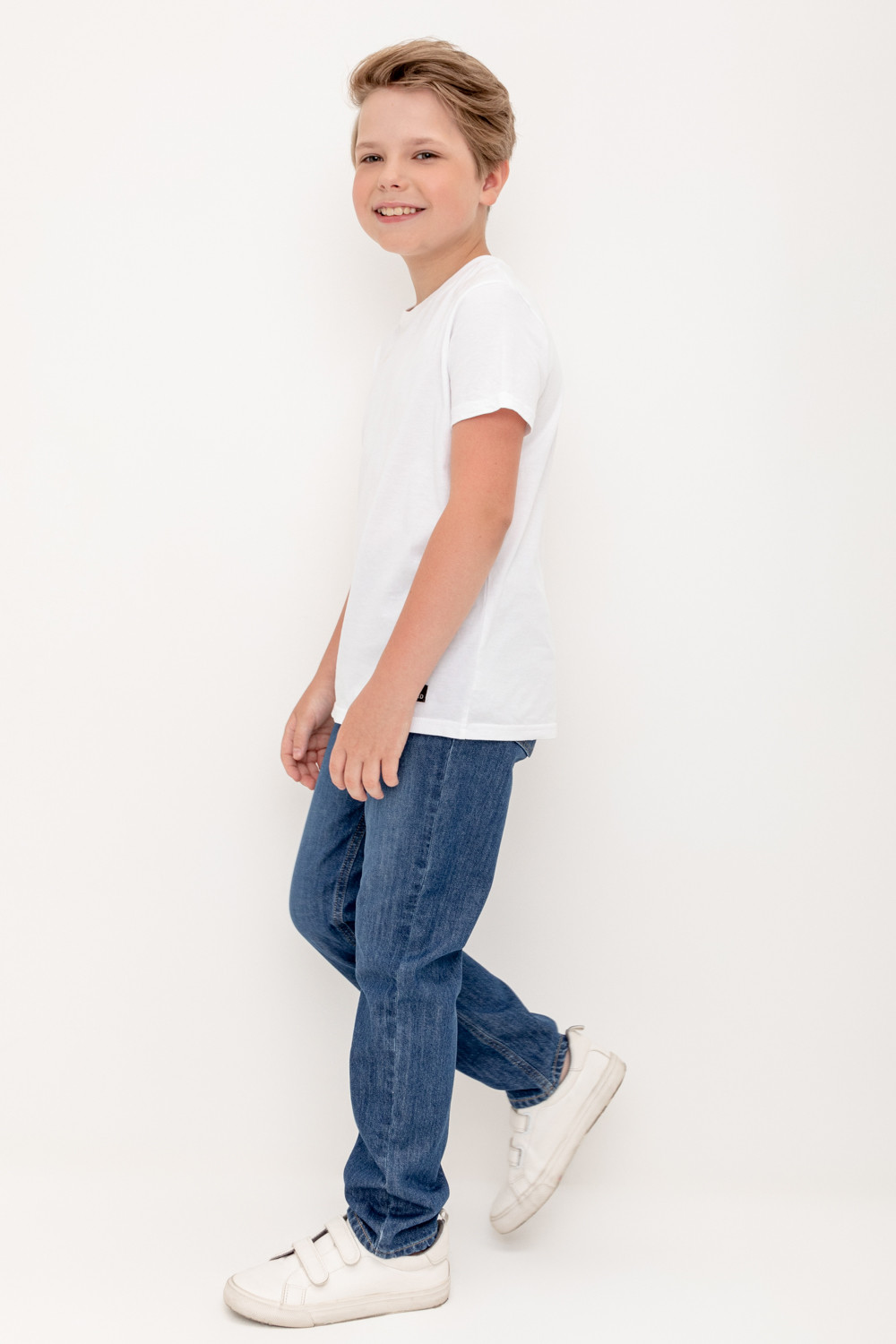 Брюки для мальчика, артикул: ТК 46136 ВСТ, цвет: синий, фото 4