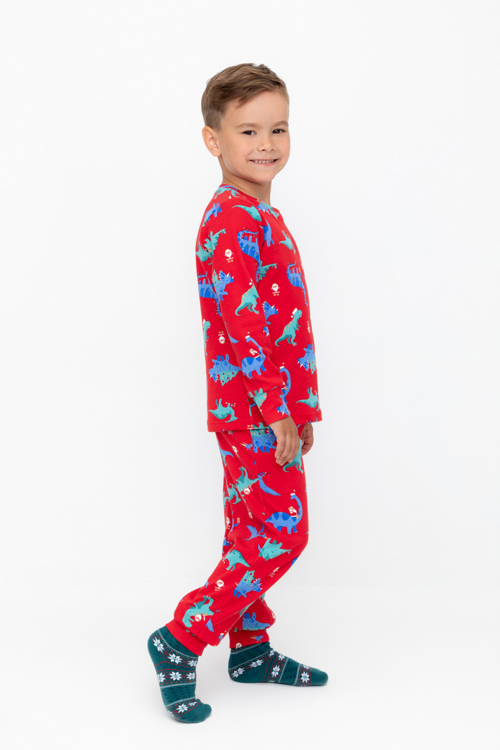Пижама для мальчика, артикул: К 1552, цвет: красный, фото 4