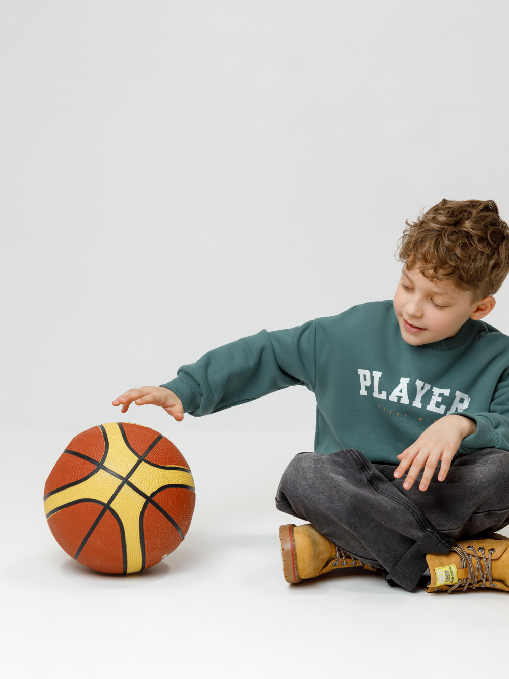 Свитшоты для мальчика, артикул: КР 302802, цвет: зеленый, фото 4