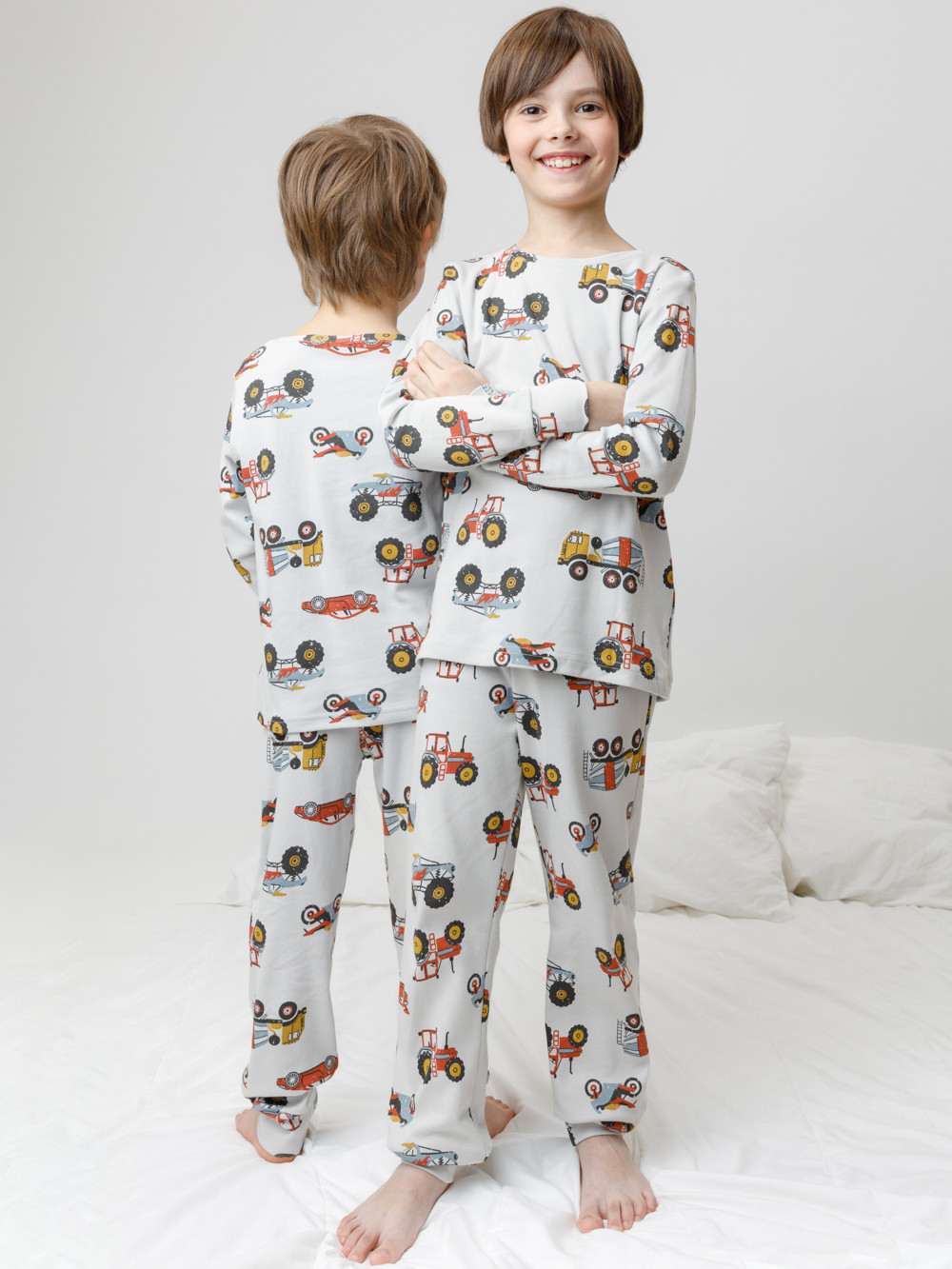 Пижама для мальчика, артикул: К 1552, цвет: светло-серый5, фото 4