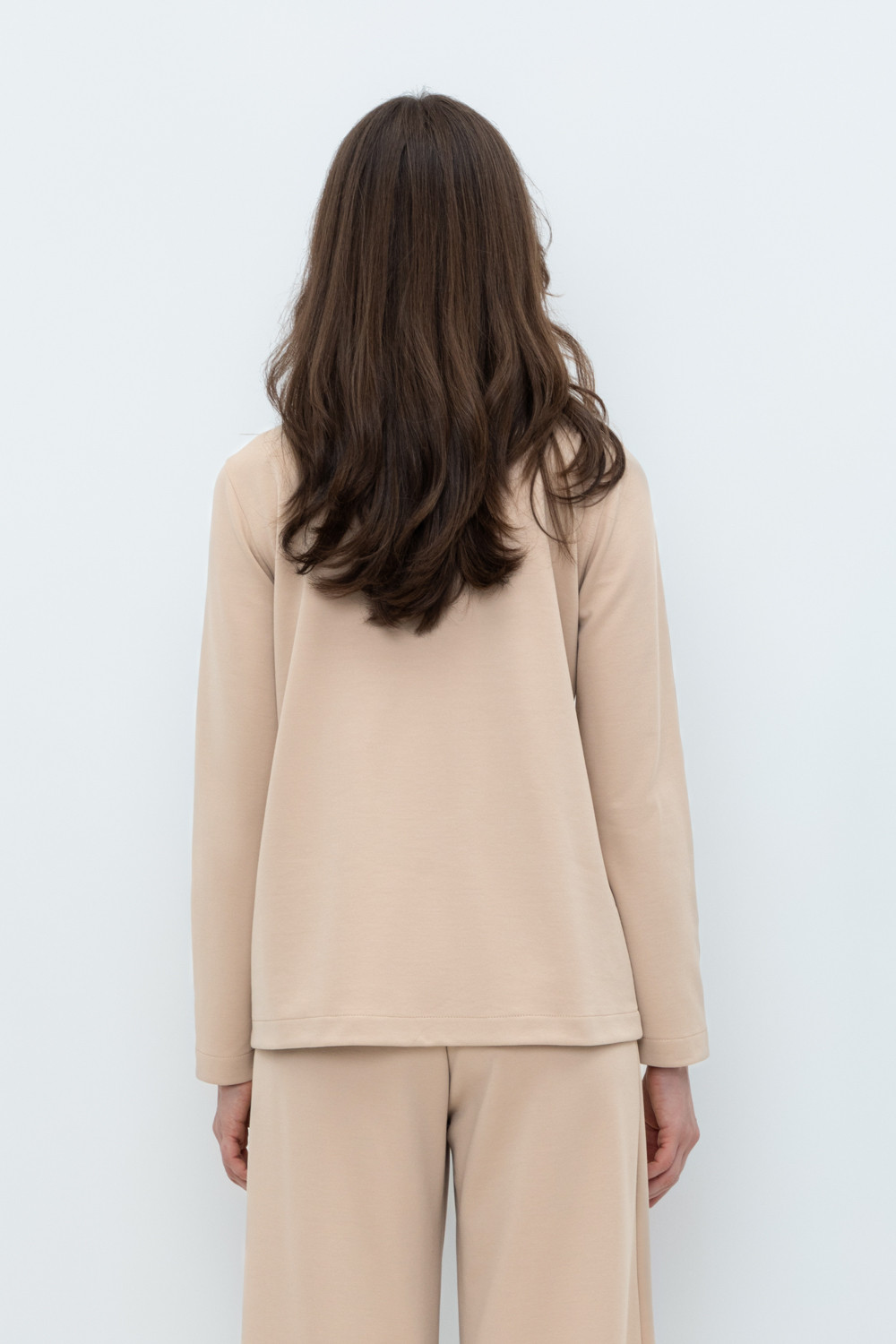 Джемперы женские для мам, артикул: ЕВТ 3163, цвет: бежевый, фото 4