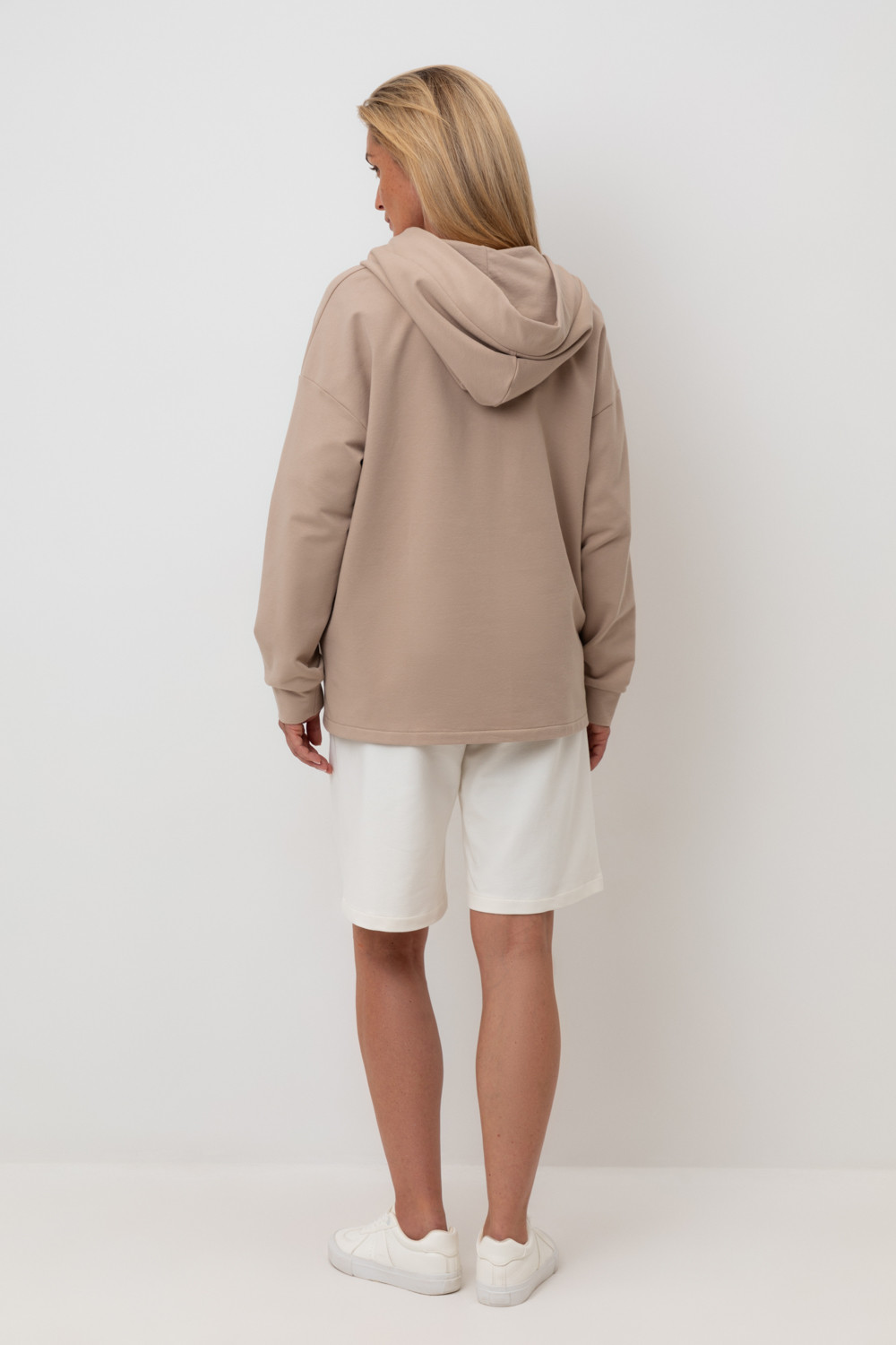 Шорты женские для мам, артикул: ЕВТ 4138, цвет: бежевый, фото 4