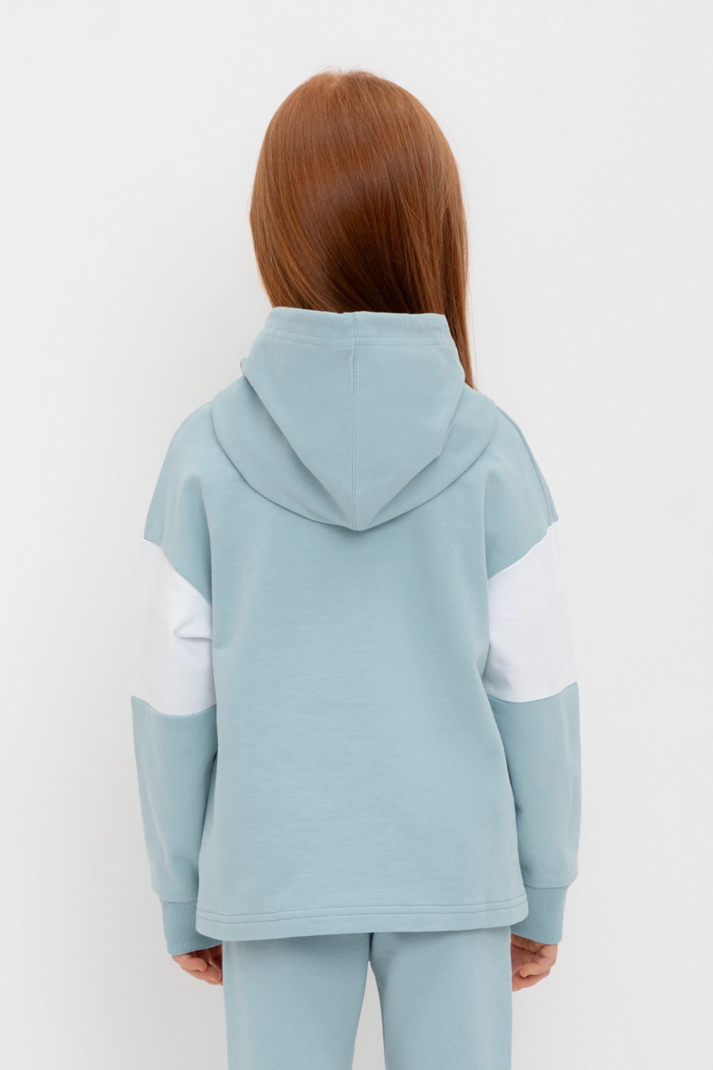 Джемпер для девочки, артикул: К 301691, цвет: голубой, фото 4