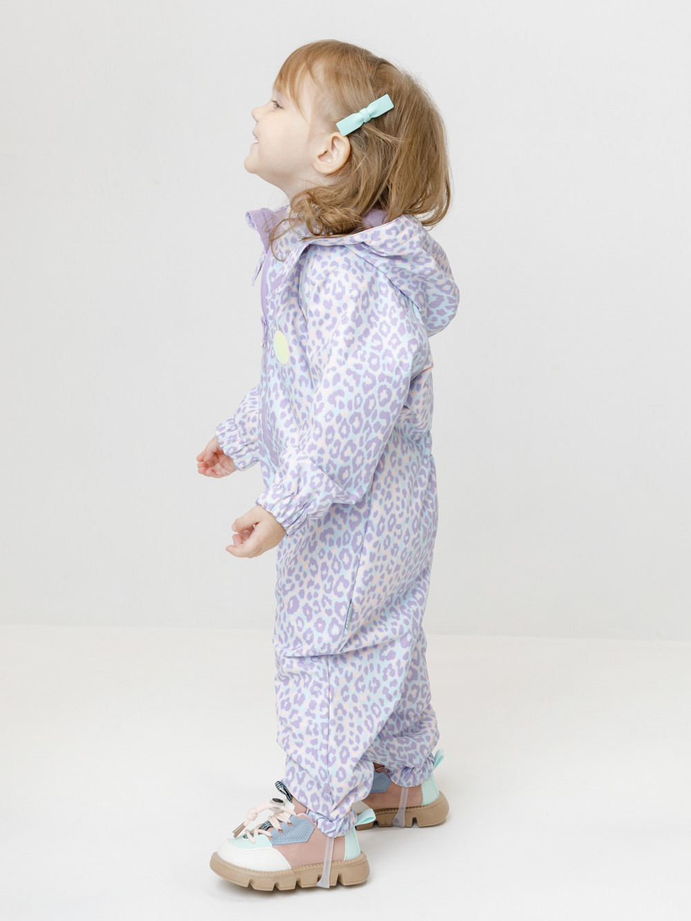 Комбинезоны утепленные для девочки, артикул: ВК 60088/н/22 Ал, цвет: минт, фото 4