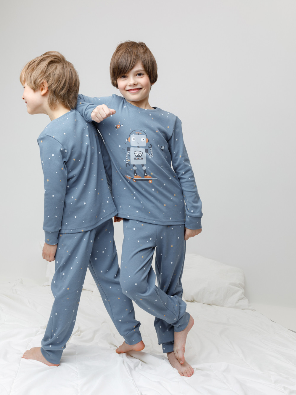 Пижама для мальчика, артикул: К 1621, цвет: синий, фото 4