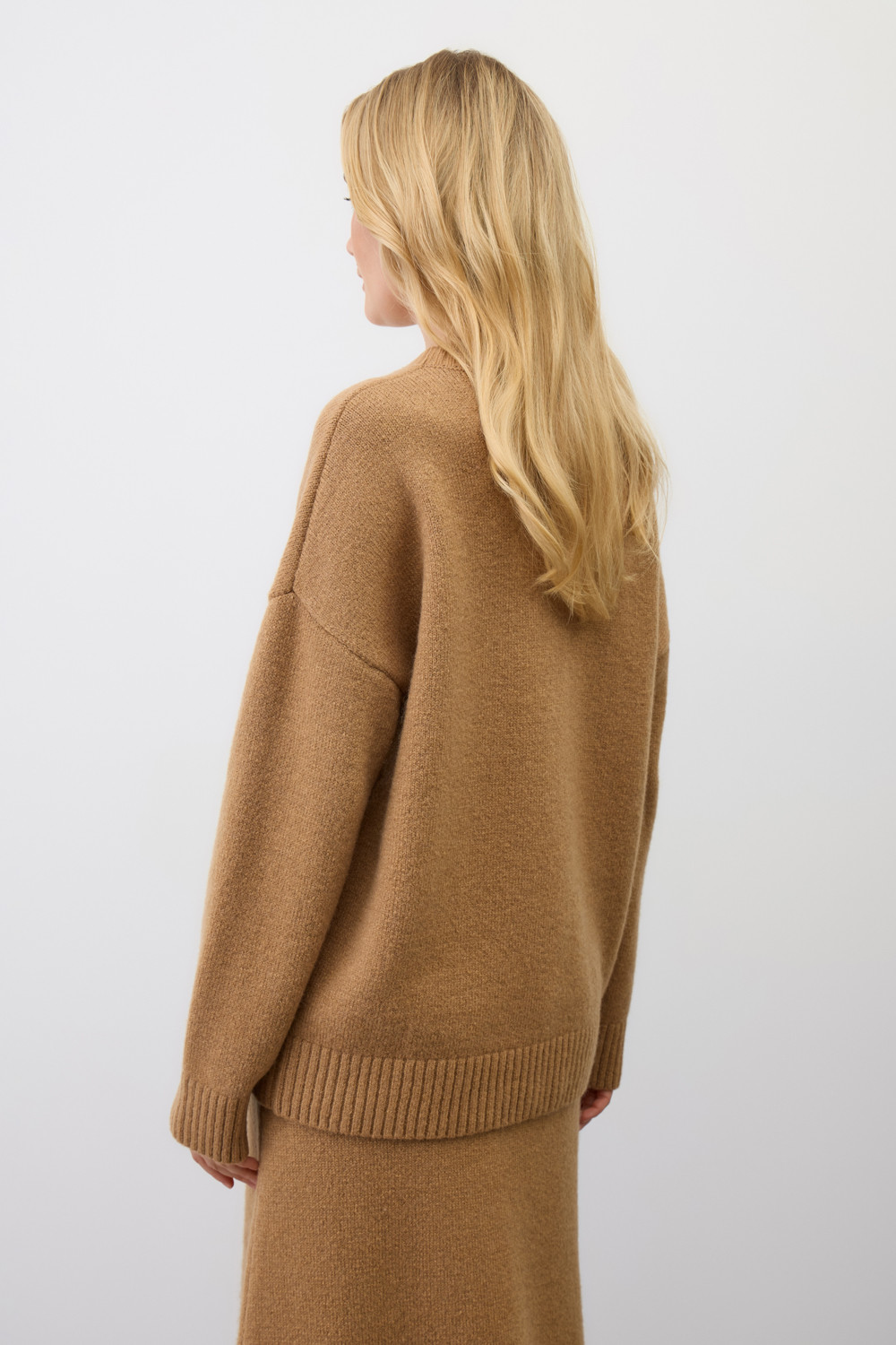 Джемперы женские для мам, артикул: ЕВ 30287/ш, цвет: коричневый, фото 4