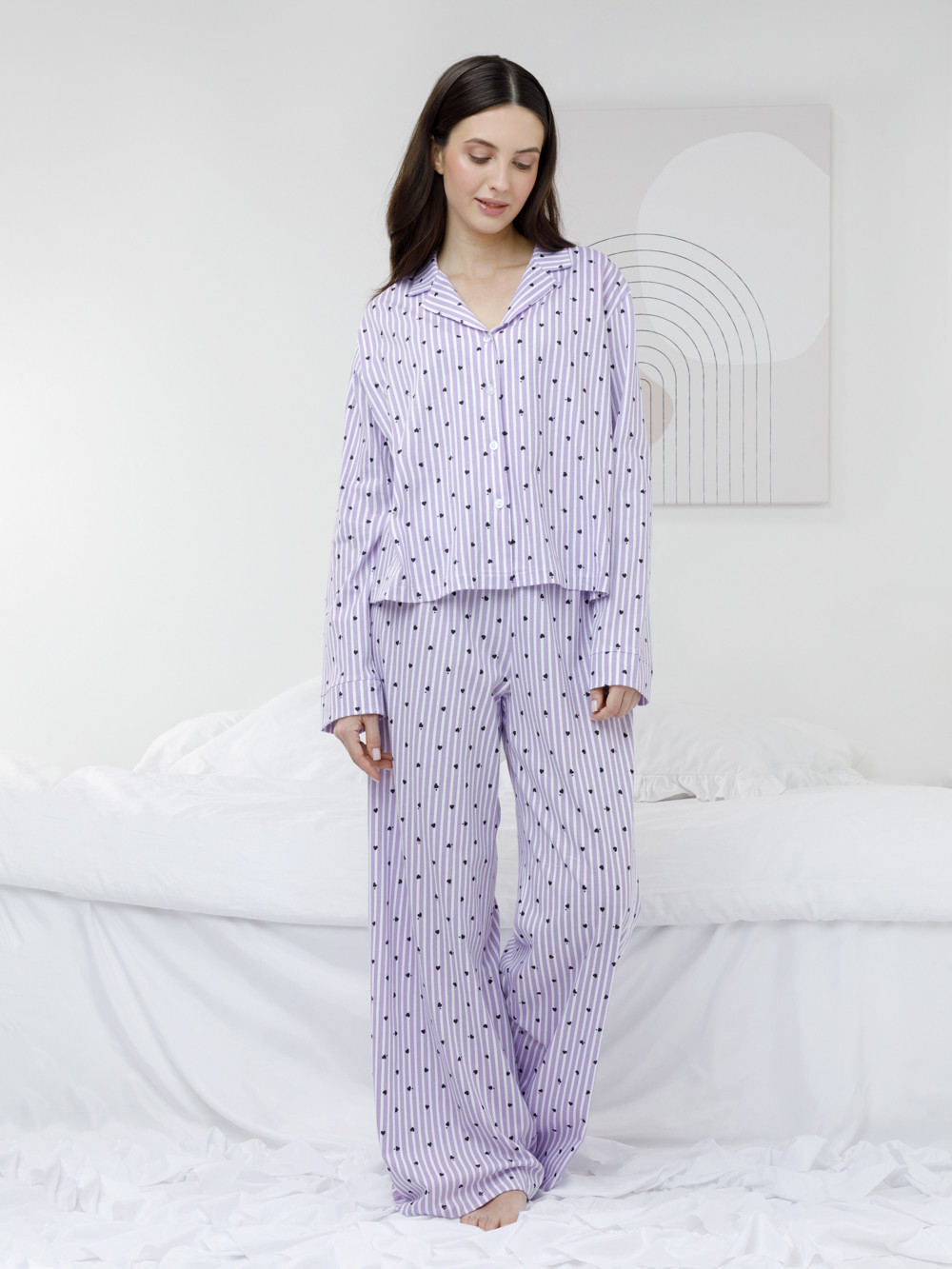 Комплекты для дома для мам, артикул: МП 20254, цвет: фиолетовый, фото 4