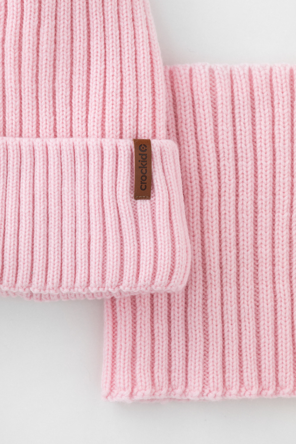 Комплект вязаный для девочки, артикул: КВ 22015/ш, цвет: розовый, фото 4