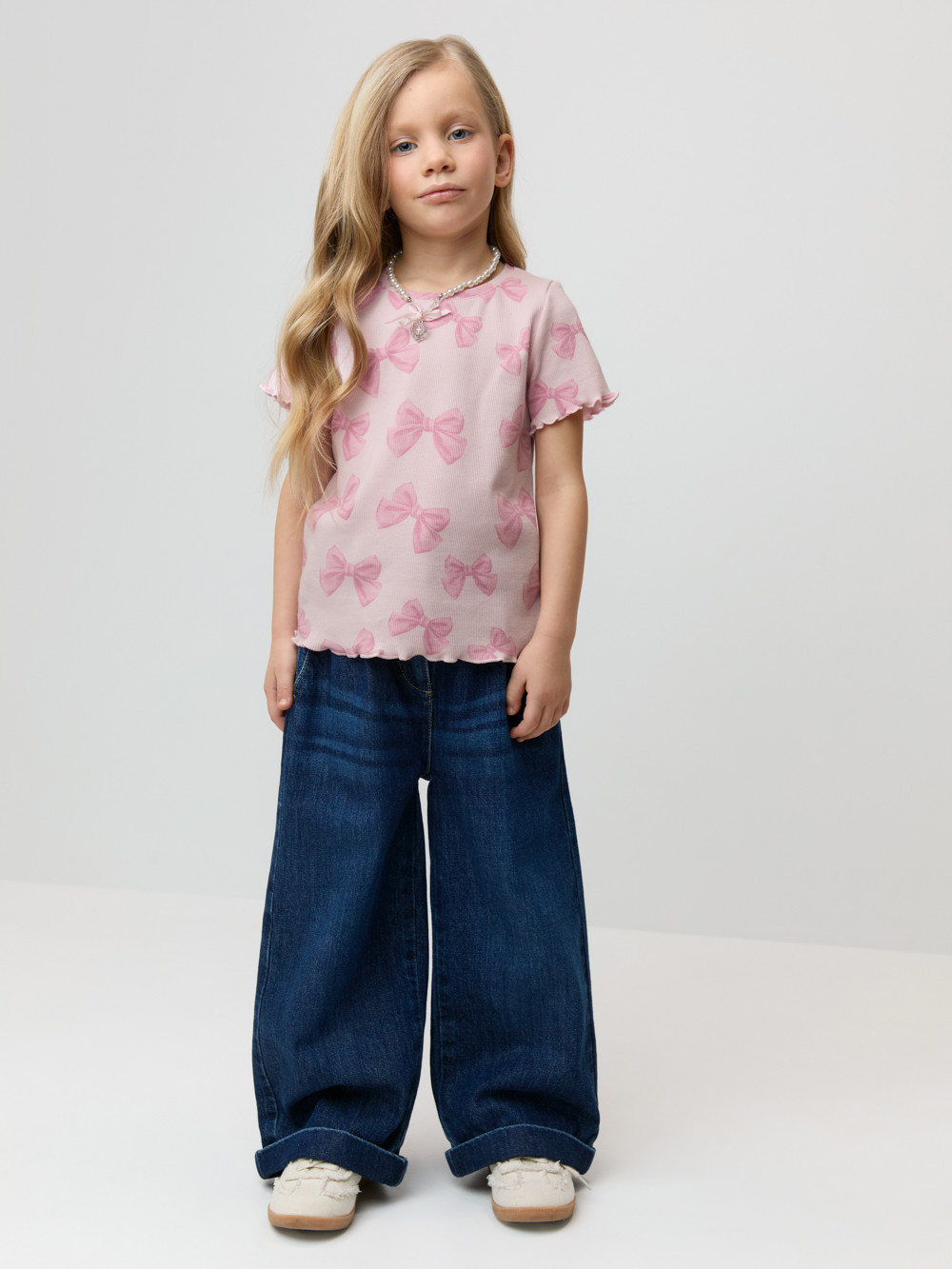 Футболка для девочки, артикул: КР 301996, цвет: светло-розовый, фото 4