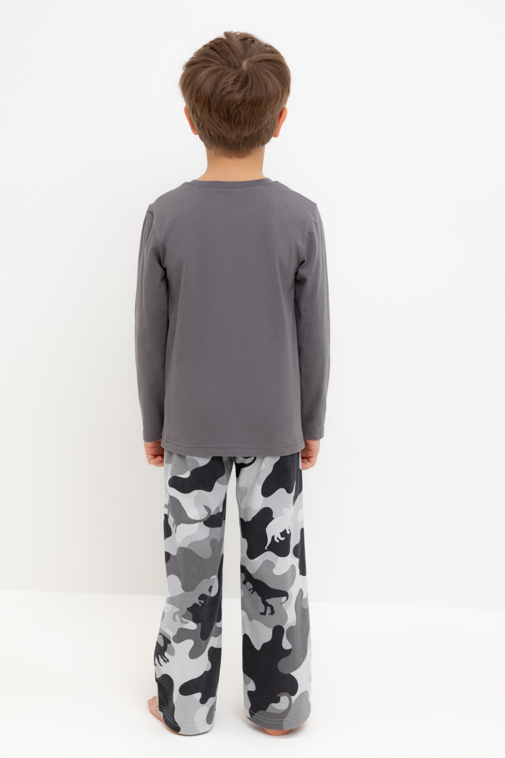 Пижама для мальчика, артикул: К 1600, цвет: темно-серый, фото 4