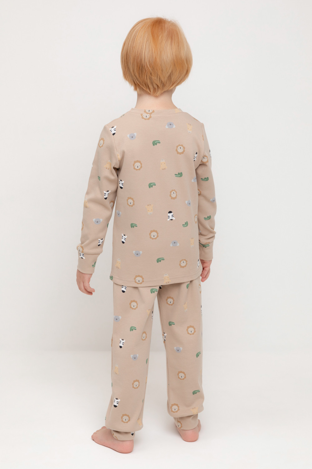 Пижама для мальчика, артикул: К 1552, цвет: бежевый, фото 4