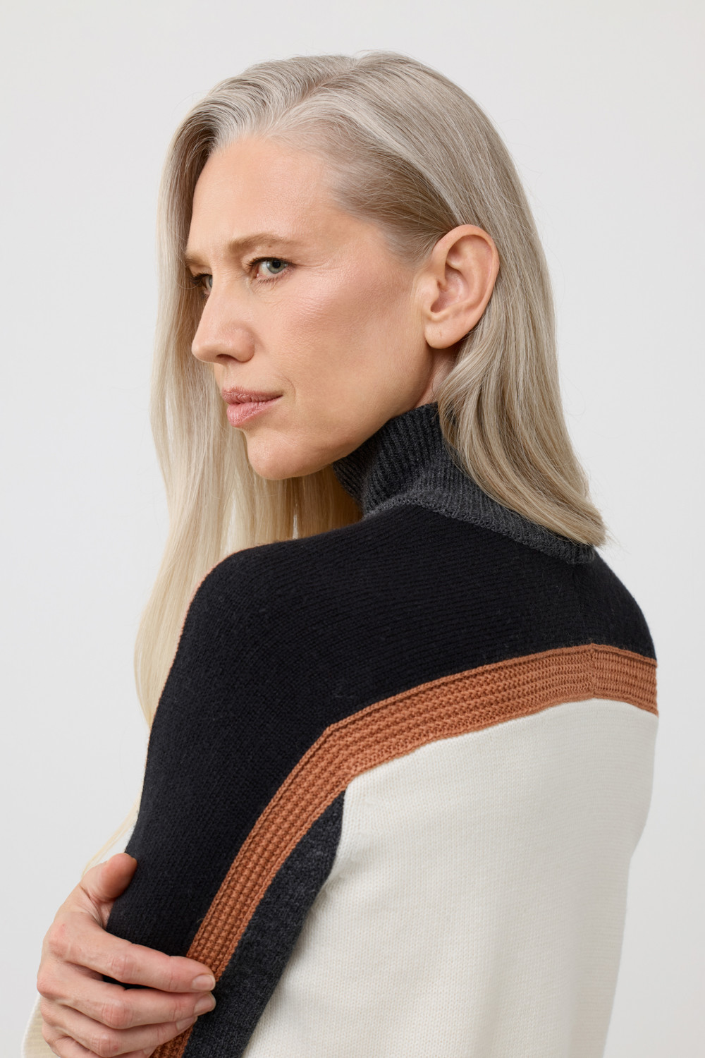 Джемперы женские для мам, артикул: ЕВ 30227/ш, цвет: бежевый, фото 4