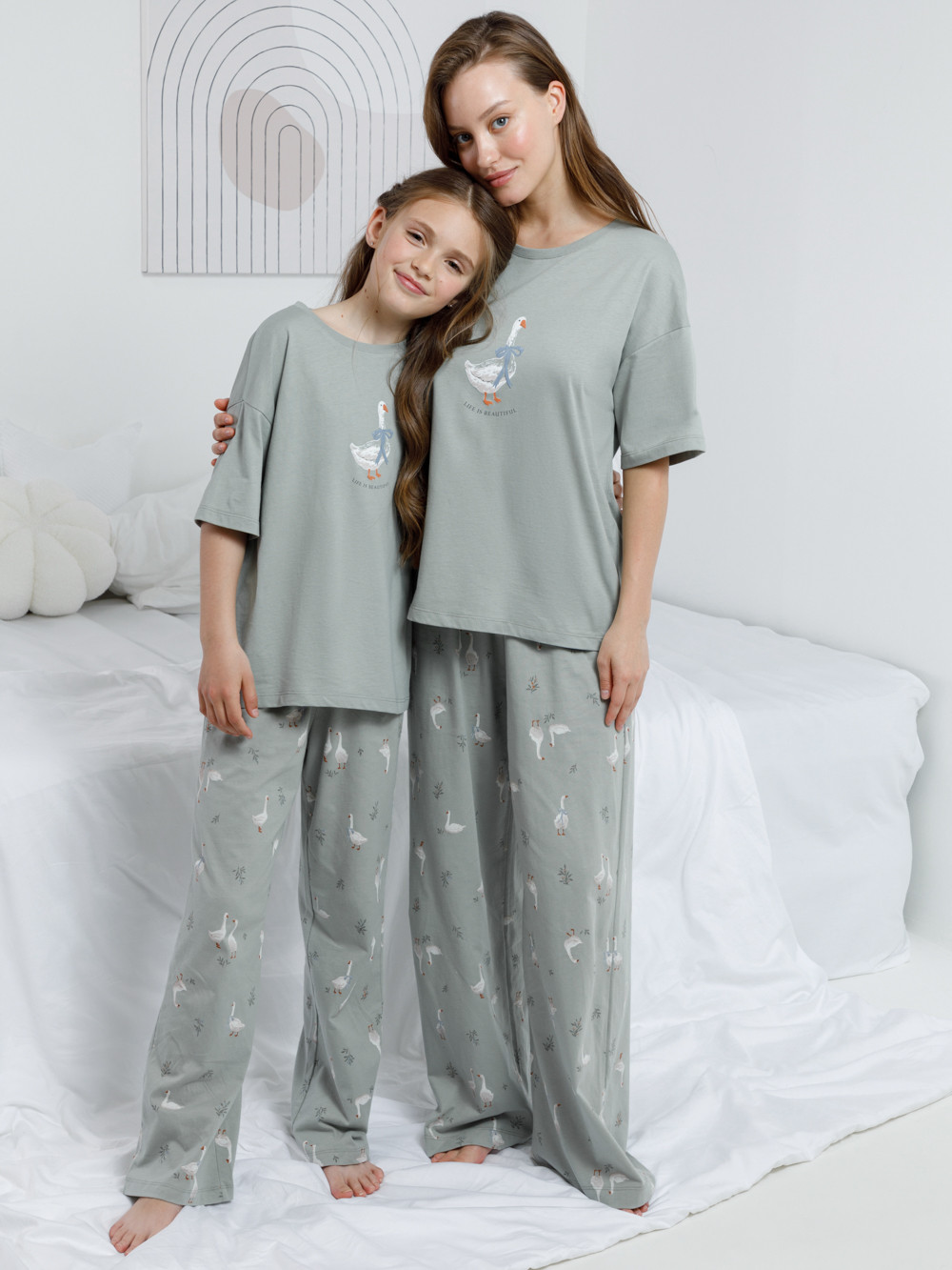 Комплекты для дома для мам, артикул: МП 20209, цвет: зеленый, фото 4