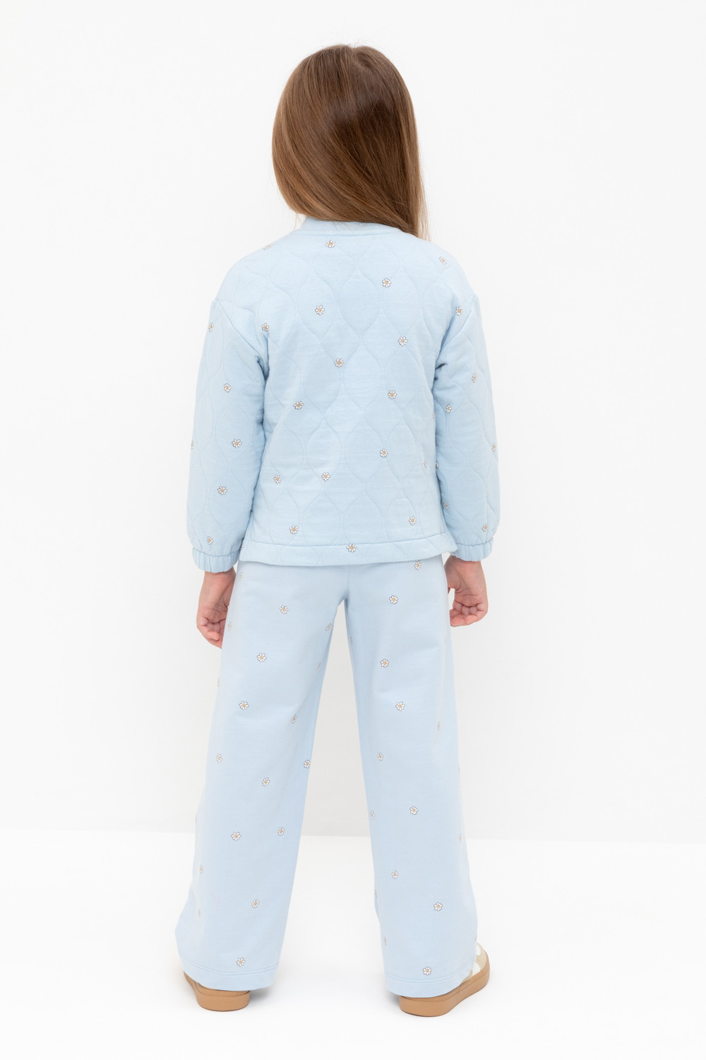 Жакет для девочки, артикул: КР 301994, цвет: голубой, фото 4