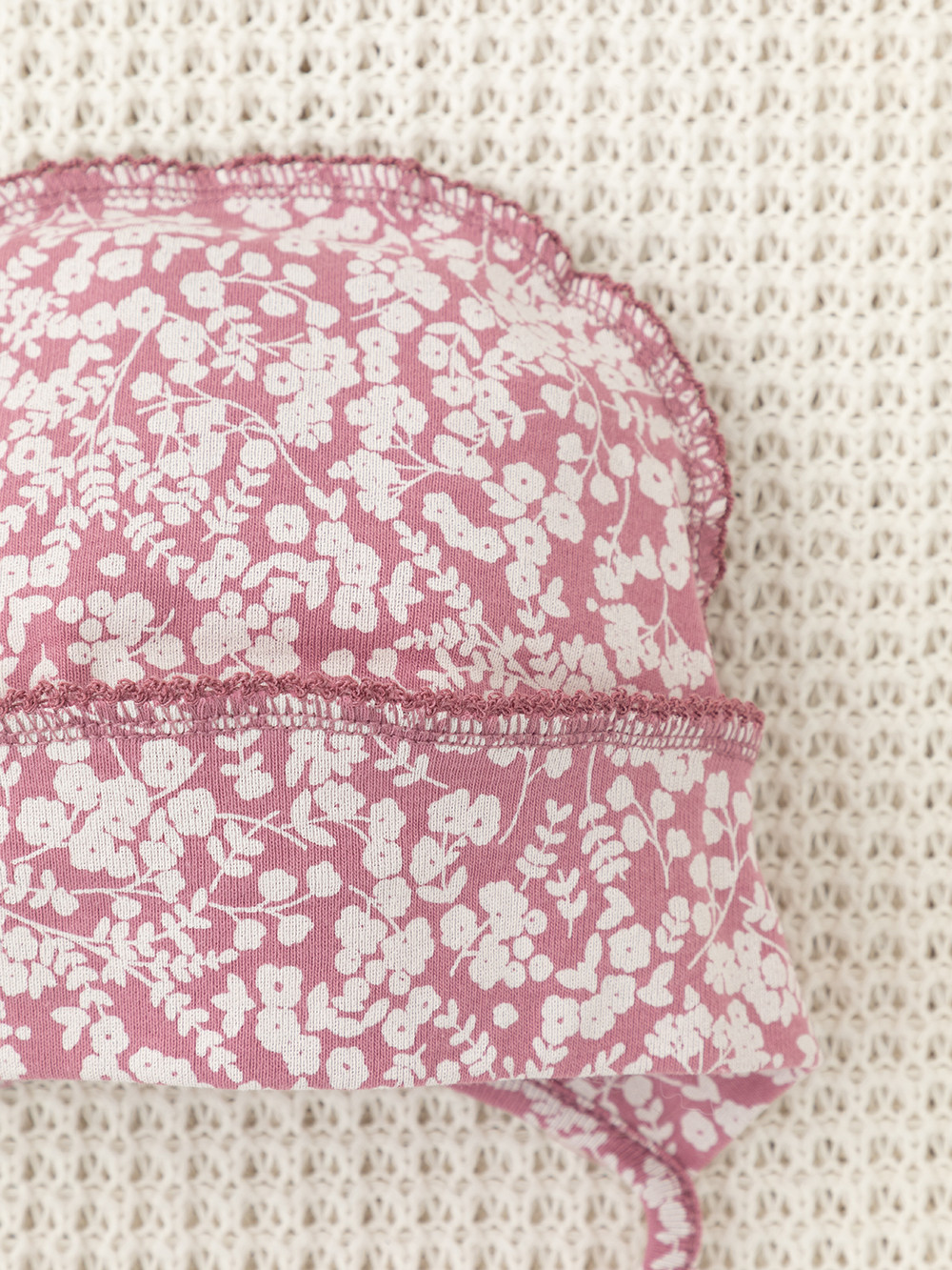 Шапочка ясельная для новорожденных, артикул: К 8176, цвет: розовый, фото 4