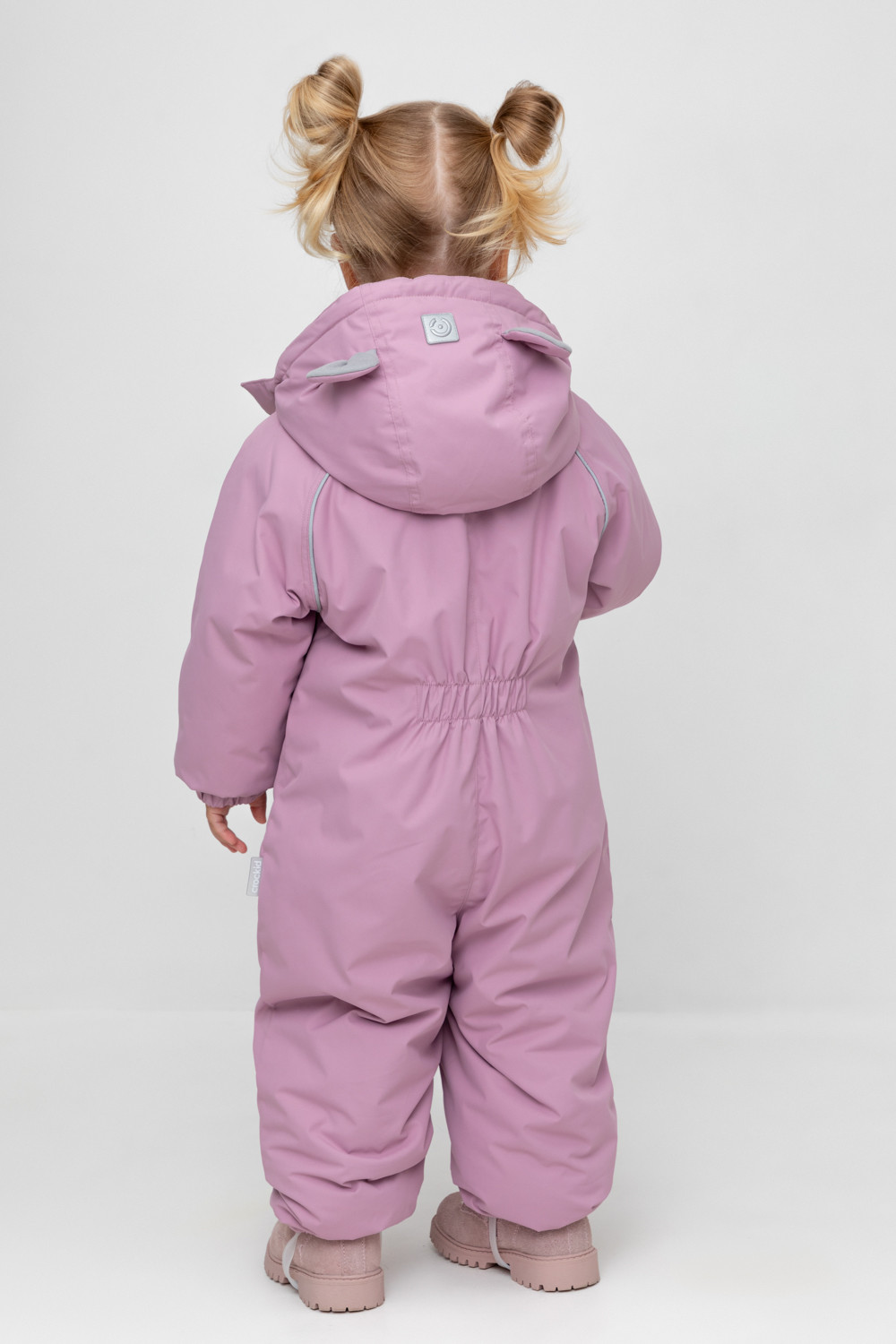 Комбинезоны утепленные для девочки, артикул: ВК 60118/1 ГР, цвет: розовый, фото 4