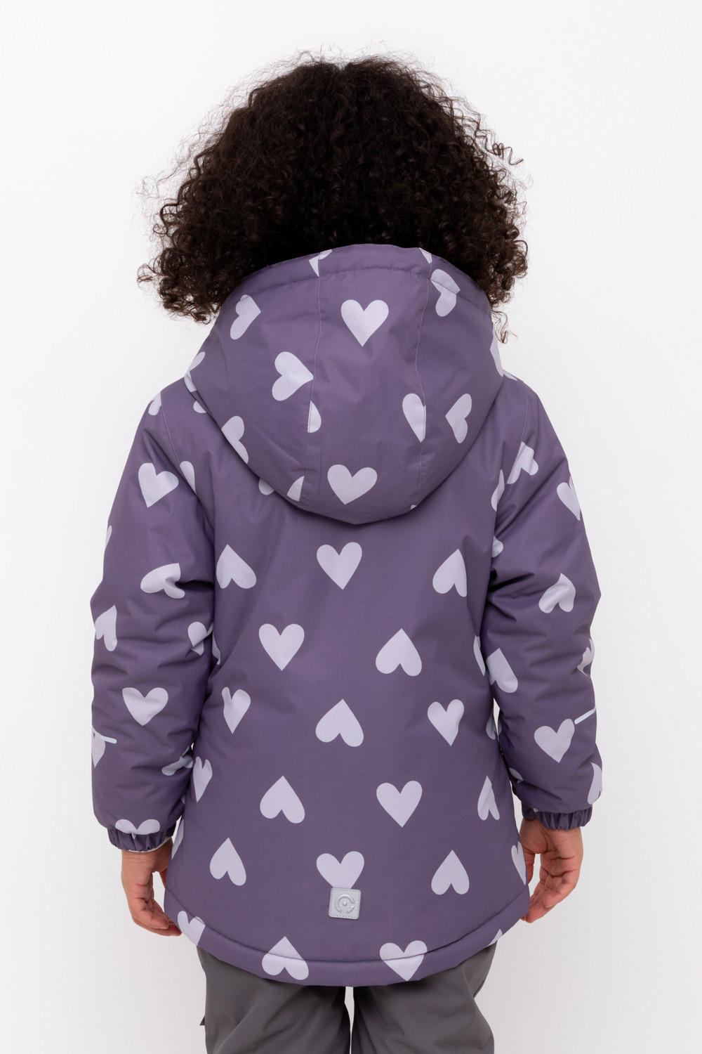 Куртка для девочки, артикул: ВК 38111/н/2 ГР, цвет: фиолетовый, фото 4